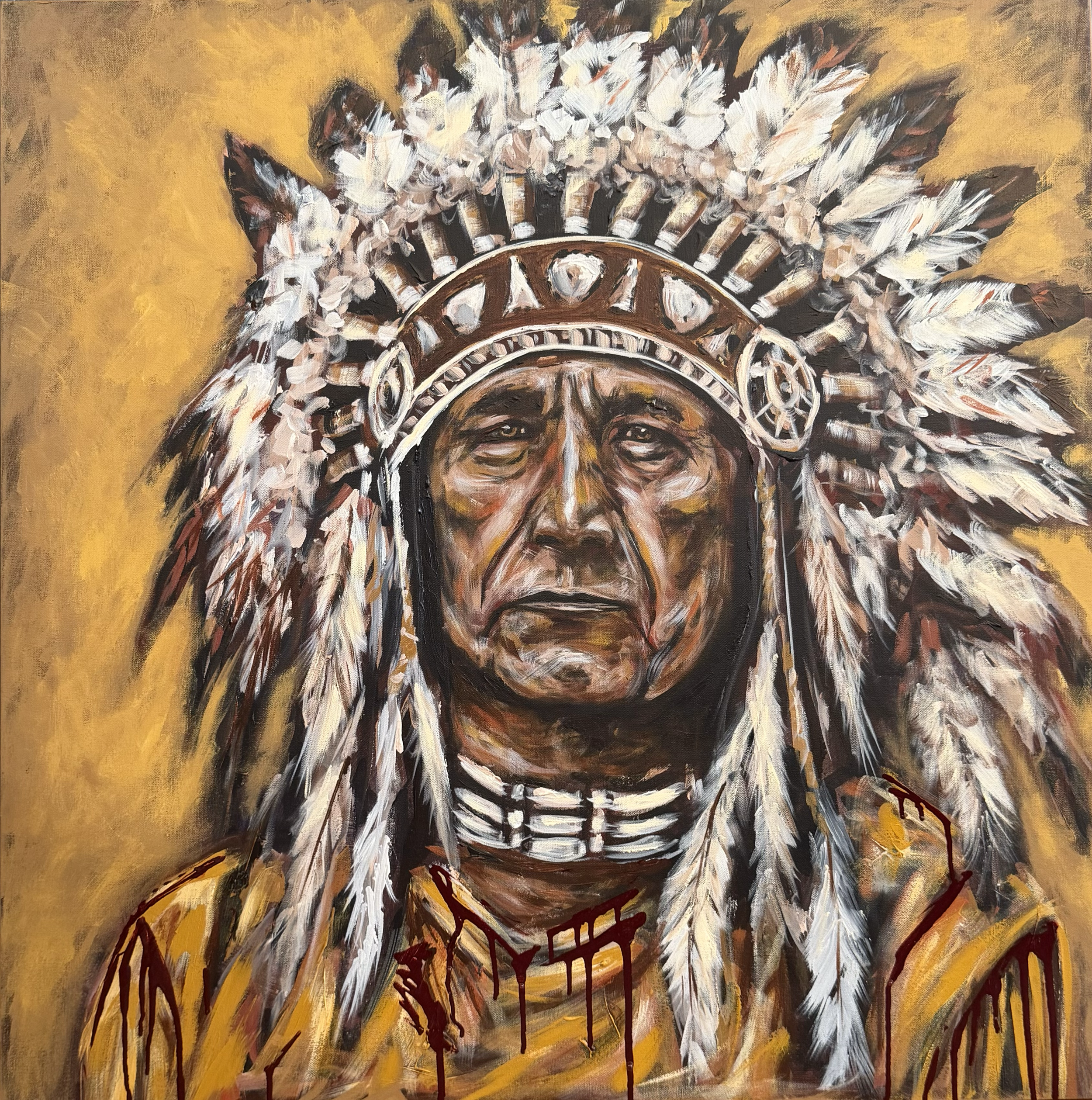 "The Burning Crown" 

36x36 
Available 