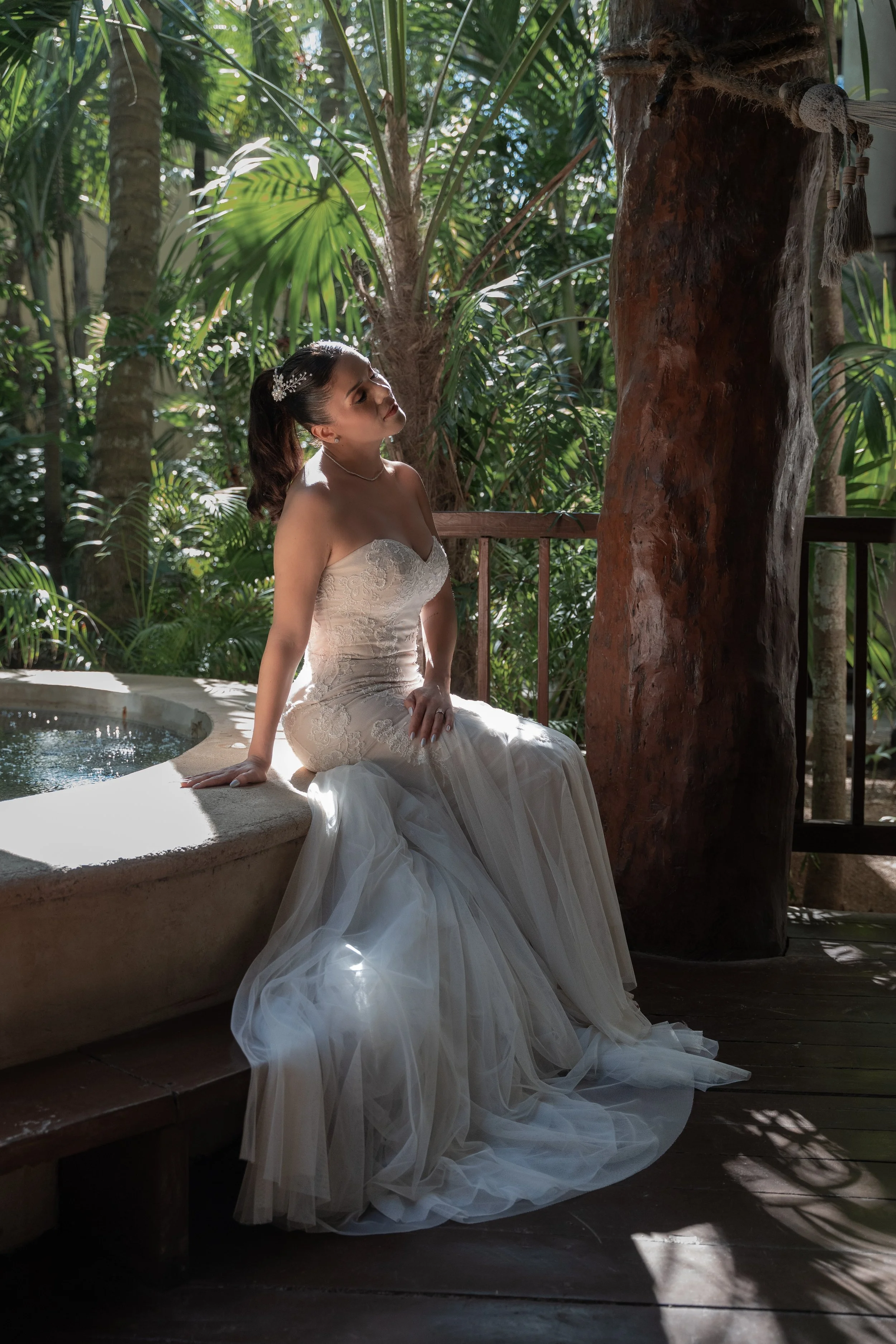 Destination wedding photography and cinematography with editorial aesthetic in Tulum