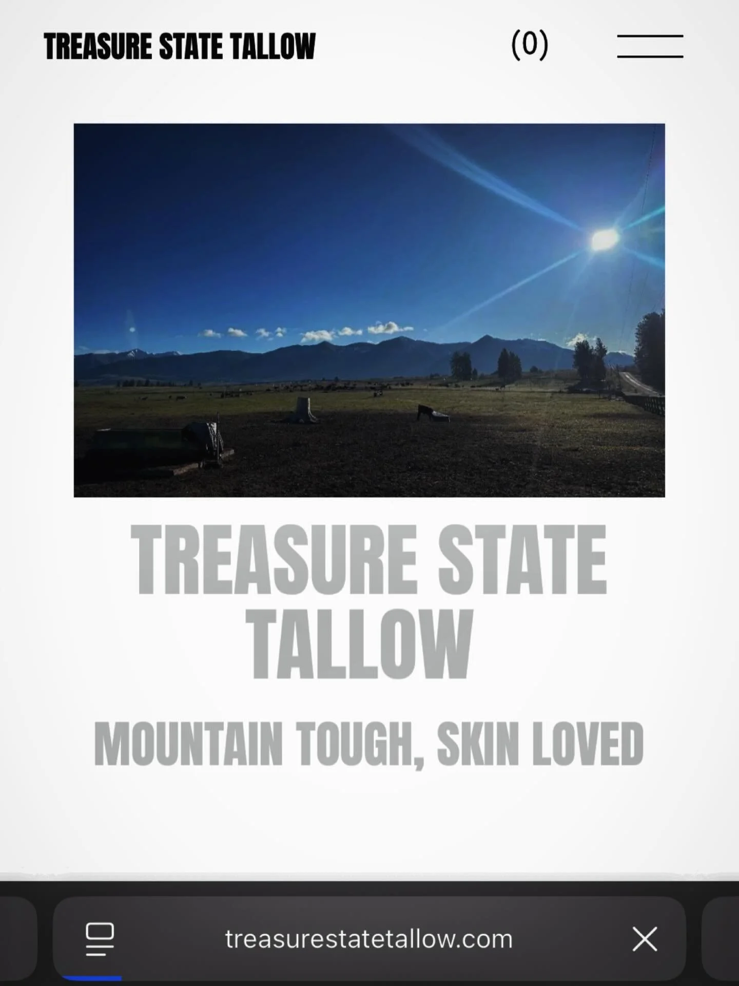 Visit us online at www.treasurestatetallow.com! Shop online, learn about our veteran-owned small business or just look at cute cow pictures.

Thanks for being here! 🐮✨