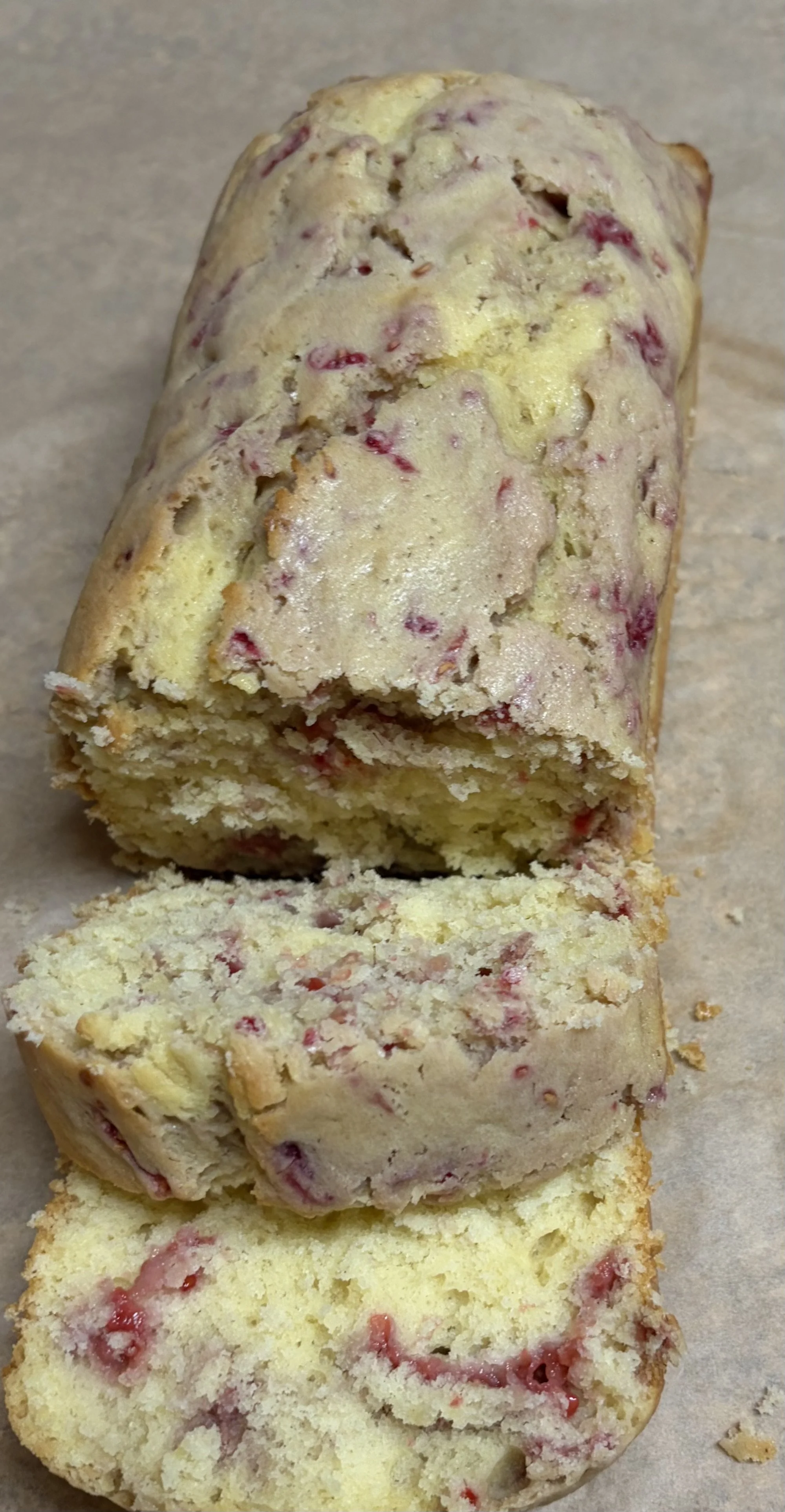 Raspberry Vanilla Loaf