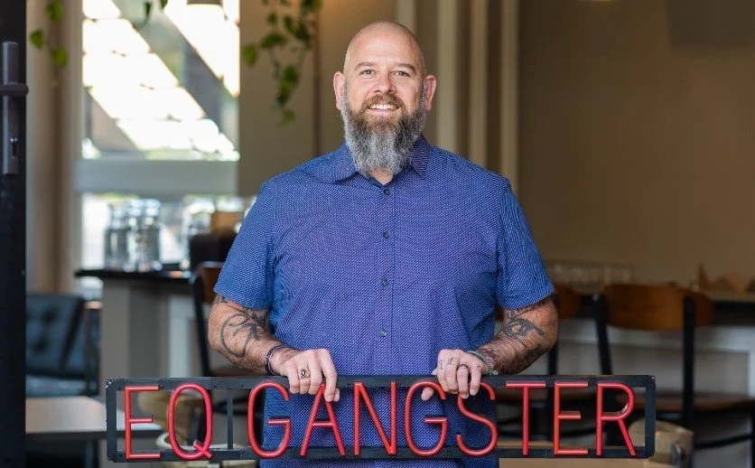 Noble Gibbens host of EQ Gangster podcast