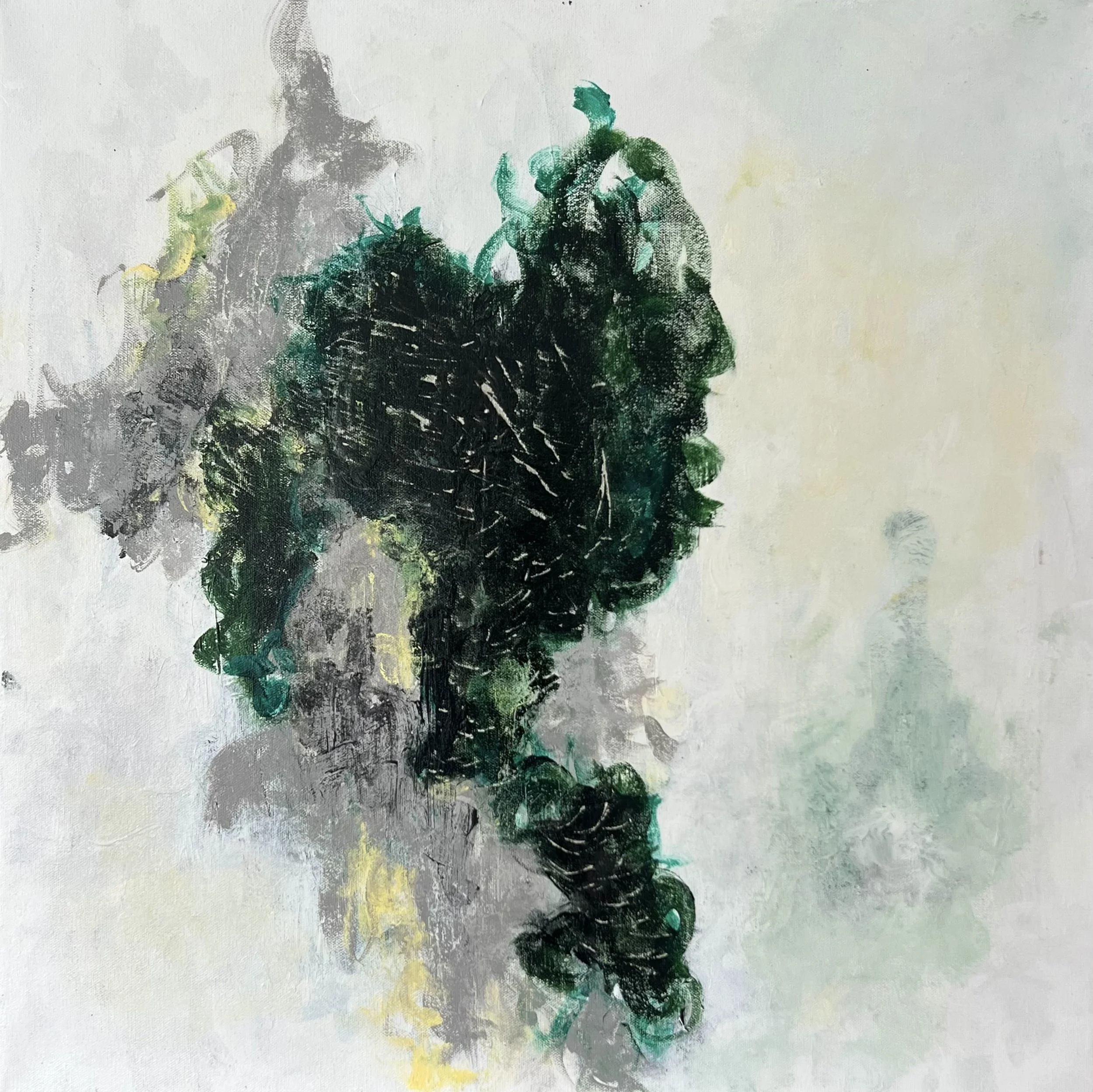 SURFACING  - Acrylic on Canvas - 24" x 24"