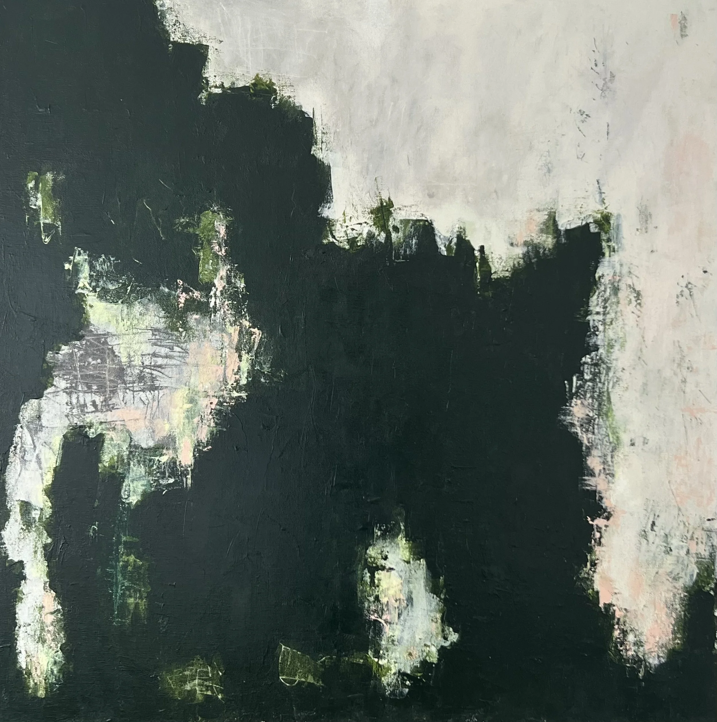 UNRAVEL - Acrylic on Canvas - 36" x 36"