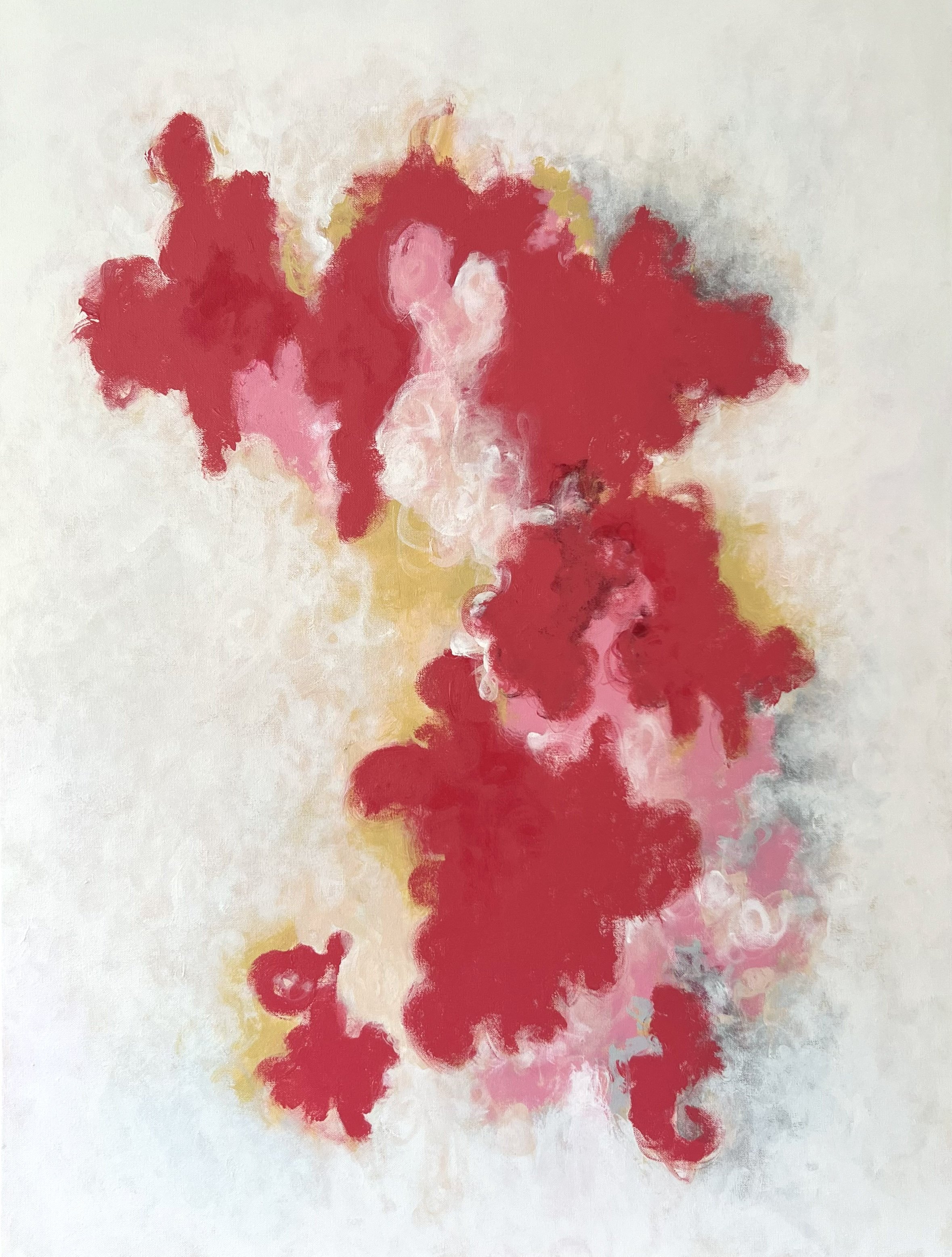 1993 PINK CLOUD - Acrylic on Canvas - 30" x 40"
