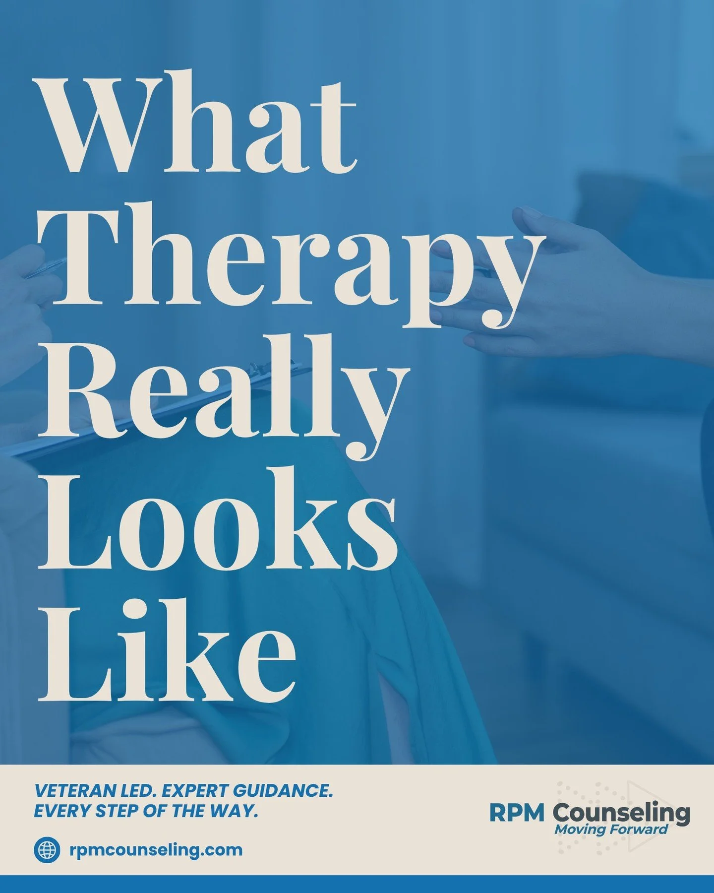 Therapy isn&rsquo;t just about talking, it&rsquo;s about understanding yourself on a deeper level. Let&rsquo;s debunk the myths and talk about what really happens in a session. 💬 

Book your free consultation here: https://www.rpmcounseling.com

#RP