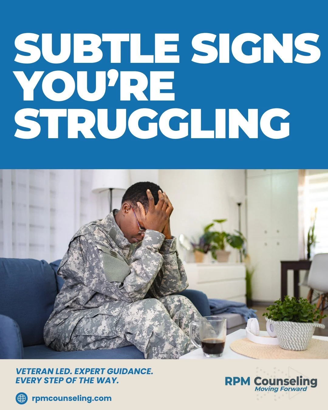 You don&rsquo;t need a breakdown to be struggling. Irritability, numbness, and disconnection still count. 

Book your free consultation here: https://www.rpmcounseling.com

#RPMCounseling #StressManagement #AwarenessTools #MentalWellness