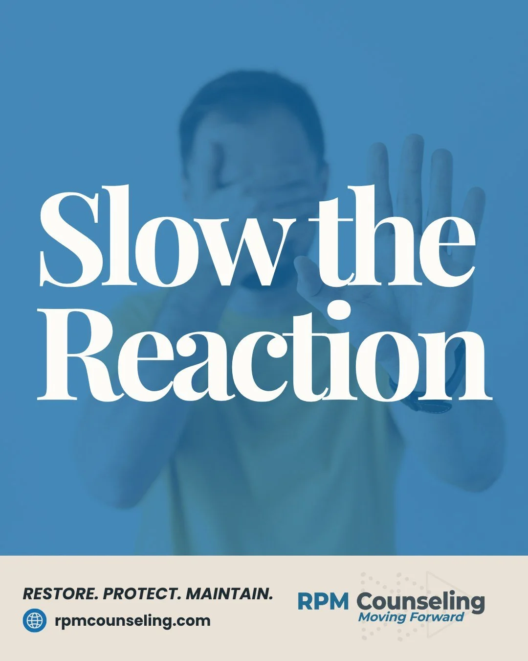 Pausing before responding protects your nervous system. #EmotionalRegulation #MentalHealthTools #PracticalTips 

Try a pause today. 

Book your free consultation here: https://www.rpmcounseling.com