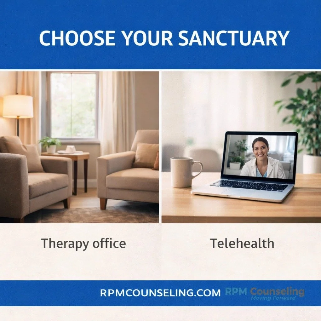 The environment where you process your thoughts is a foundational element of your healing.

#MentalHealth #Telehealth #Therapy

Whether it's the sanctuary of our Plantation office or the flexibility of telehealth across Florida, choosing the right sp