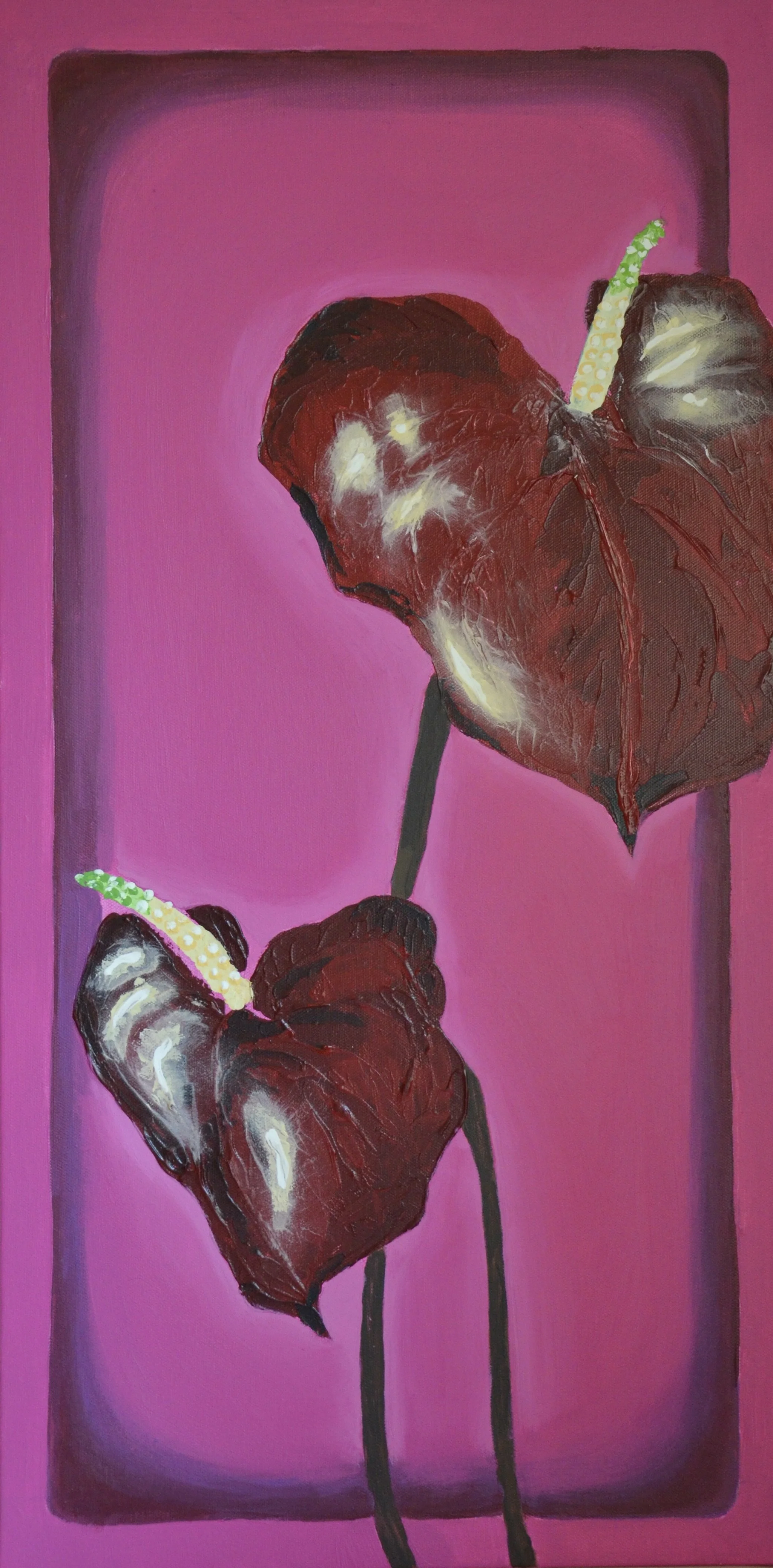 Blumen für Mama / Anthurium
70x35cm
Acrylics on canvas
