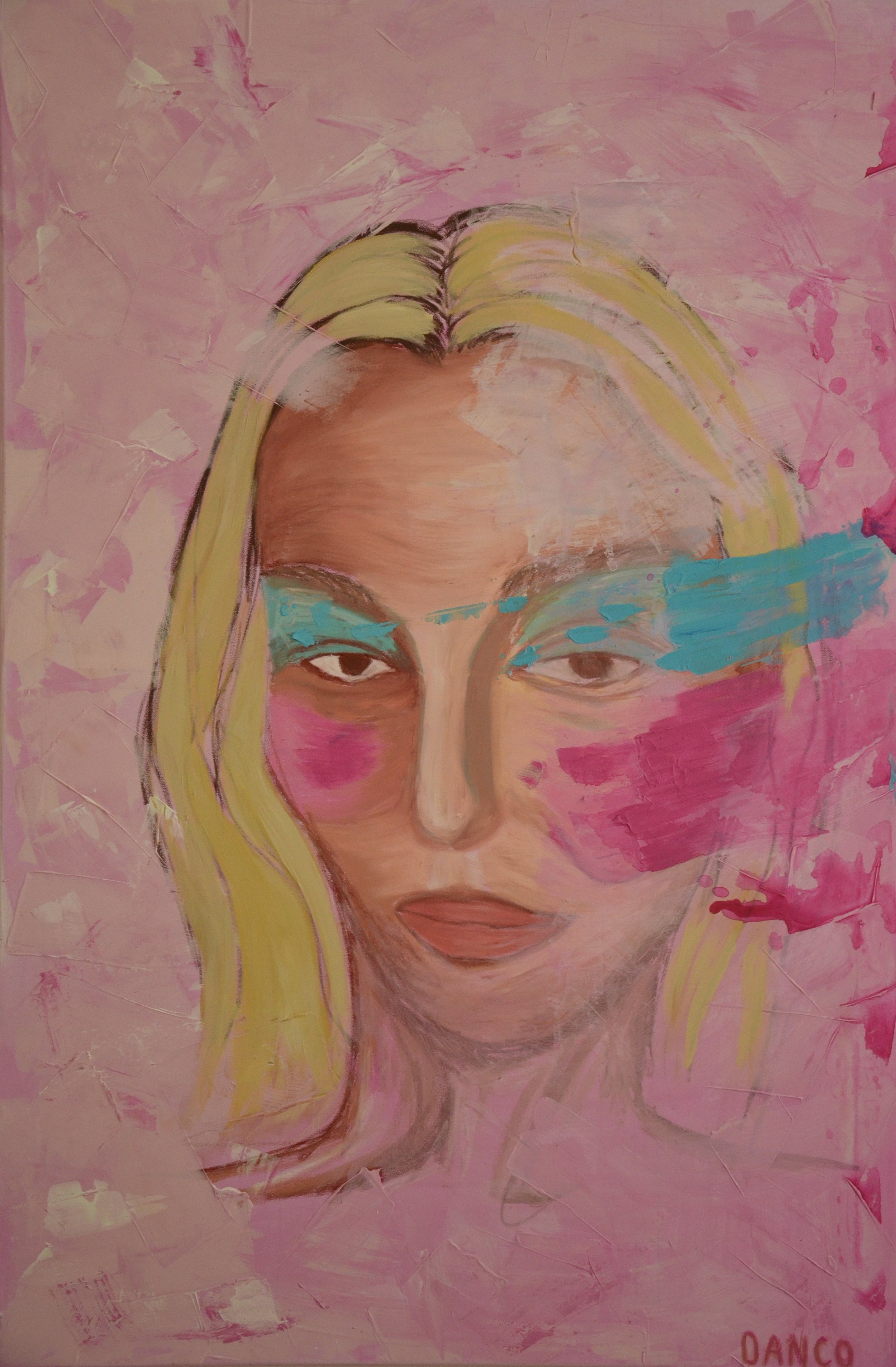 Turquoisa
120cm x 80cm 
Acrylics and Oil sticks on canvas