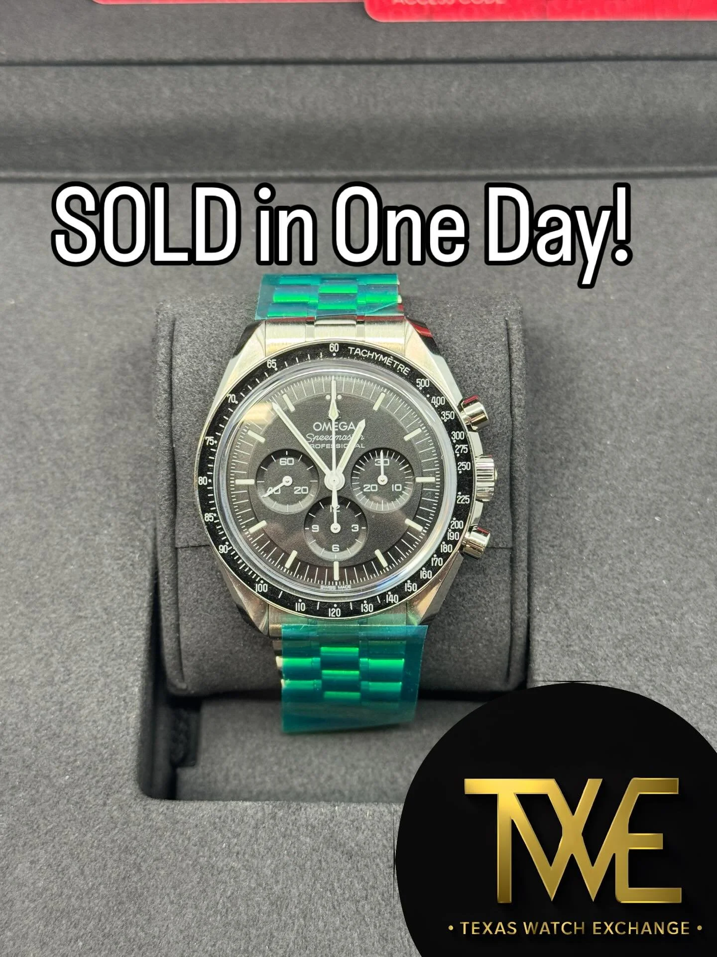 Sold too fast to share here but another on the way!

2023 Omega Speedmaster Moonwatch - Black dial ref 310.30.42.50.01.002

Mint (can pass for new) - Full set

$Sold in 20 mins + label

Hot watch headed into Xmas season!