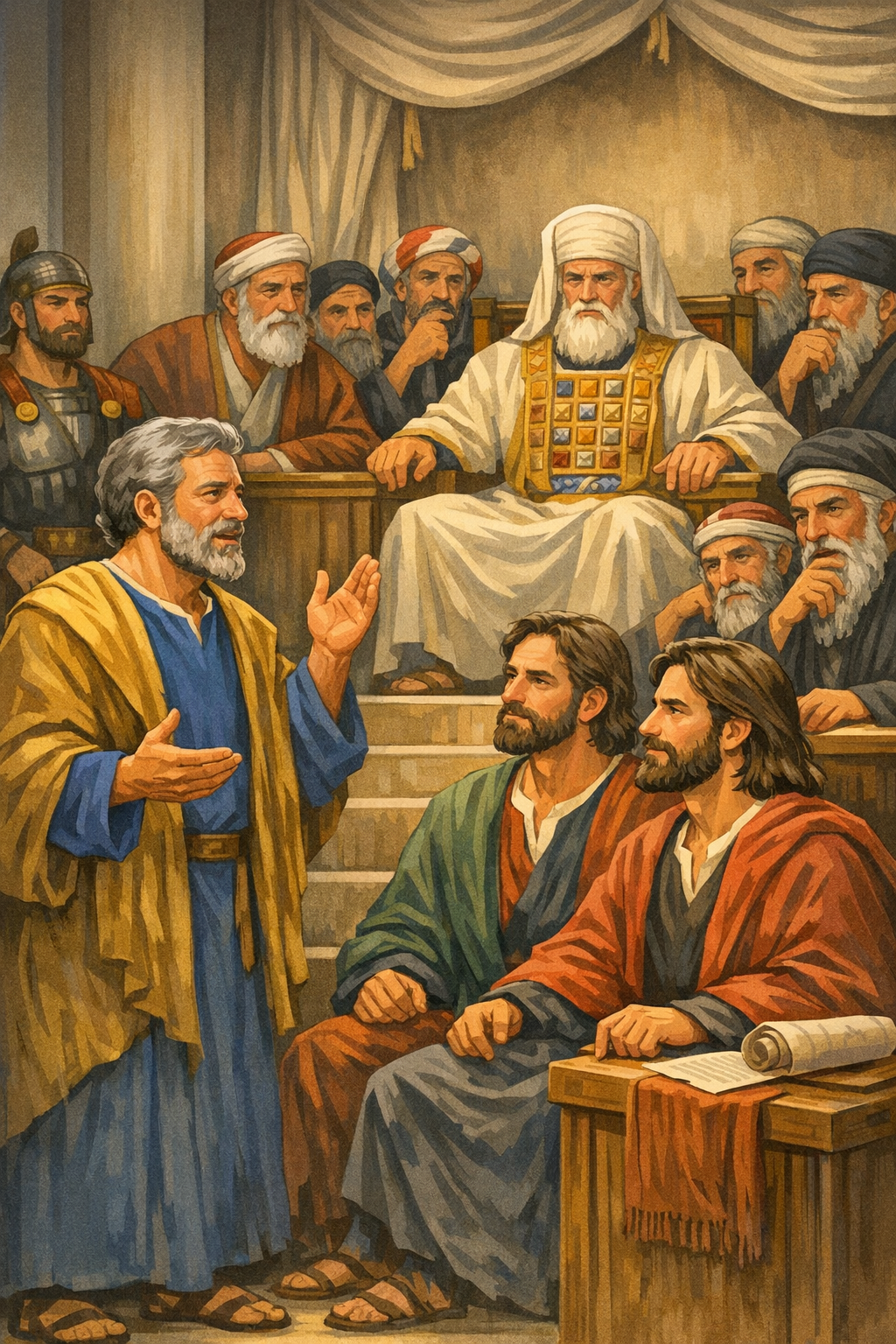 Peter and John Before the Sanhedrin: Courage, Resurrection, and the Rejected Messiah (Acts 4:1‑11)