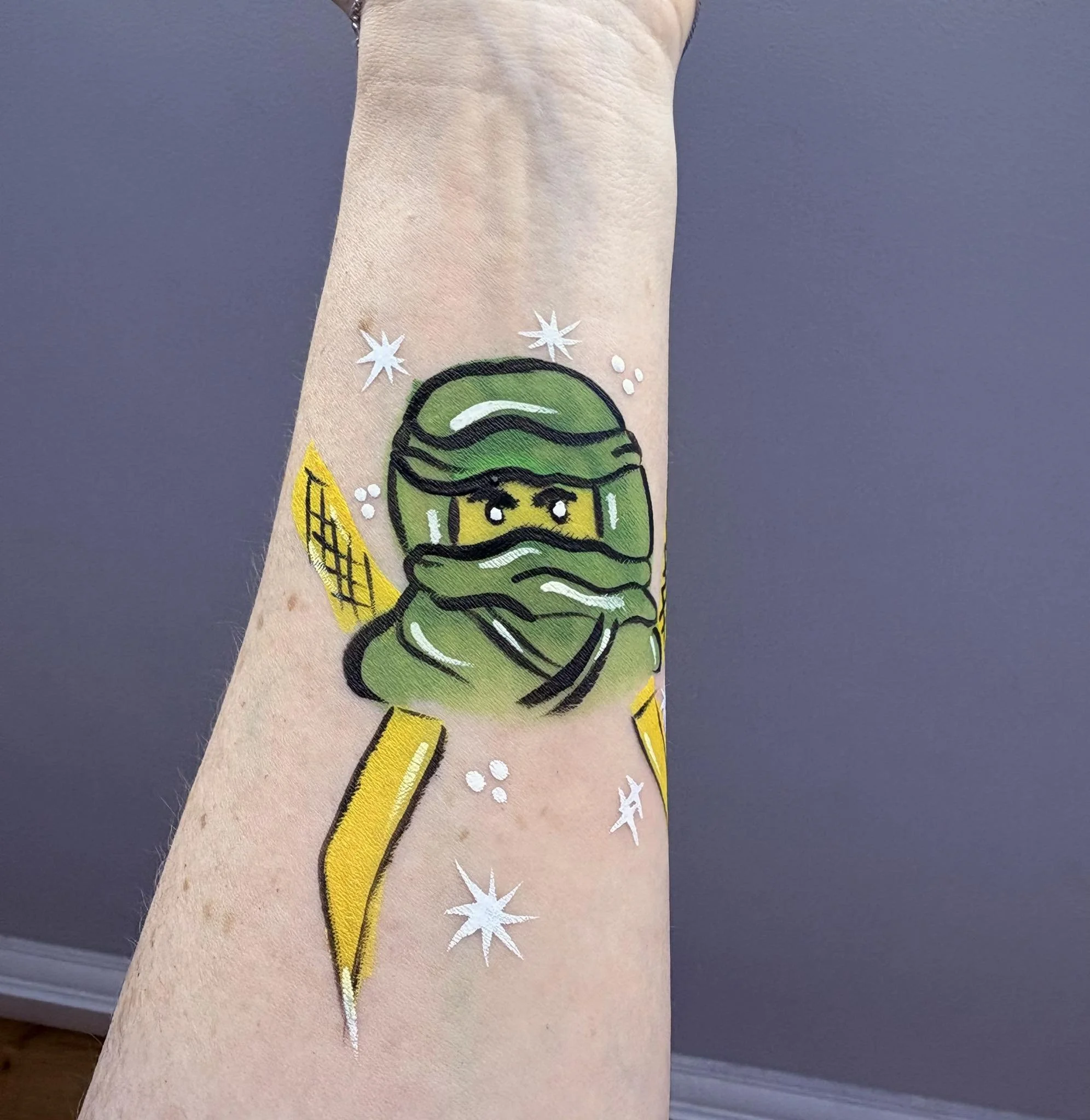 Ninjago Face paint for children