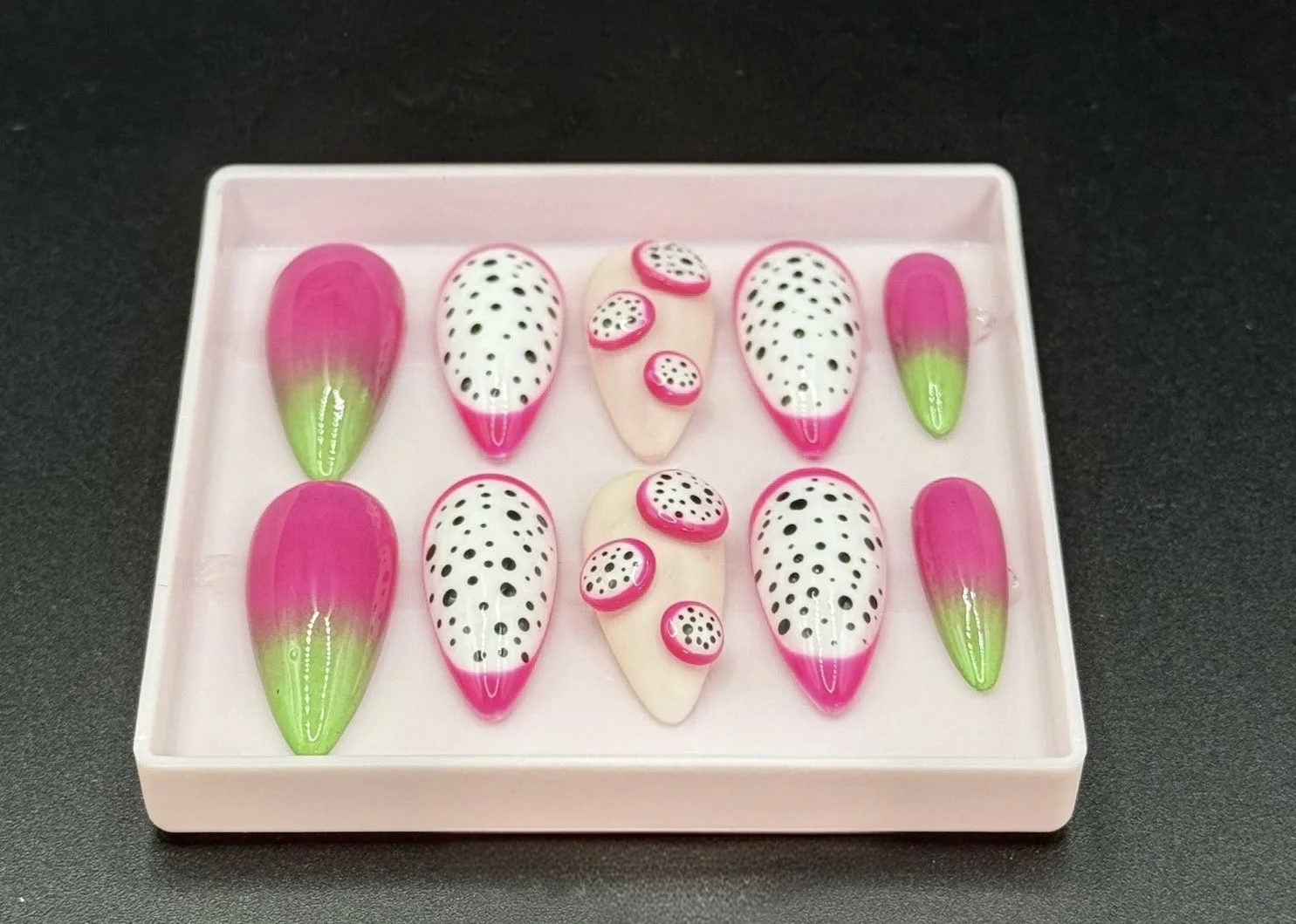 Dragon Fruit Delight Press-On Nails (Limited Edition)