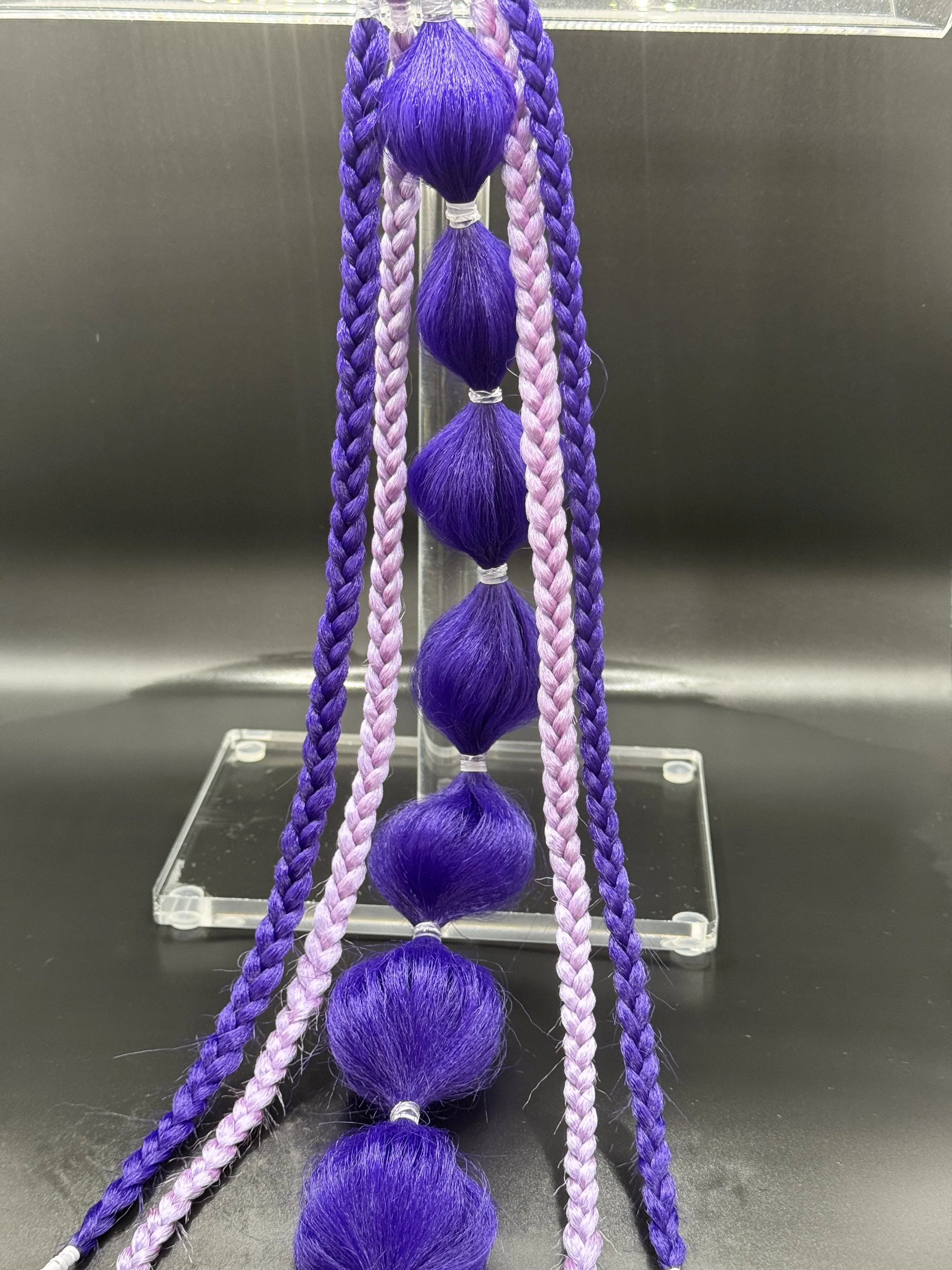 Vibrant Ombre Purple Rave Braid (Single)