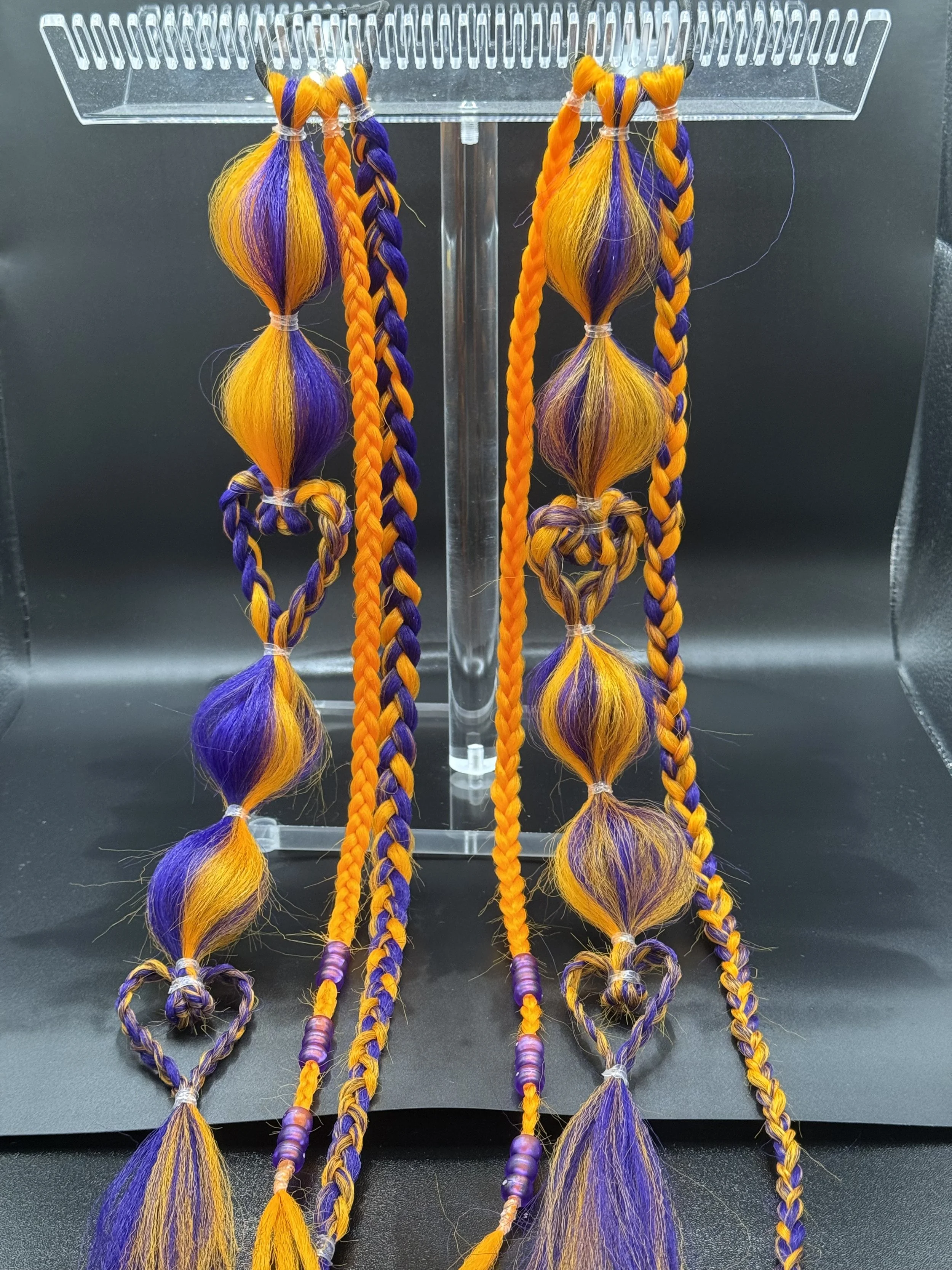 Vivid Twin-Color Rave Braid (Doubles)
