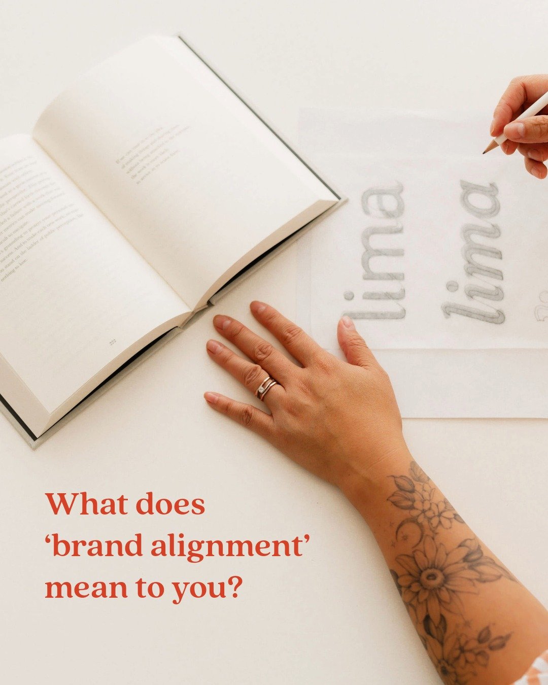 To us, brand alignment means living your brand with intention.

It&rsquo;s the energy you bring into your work, the way you communicate. It's the way your visuals support your story rather than overshadow it.

It&rsquo;s less about perfection and mor