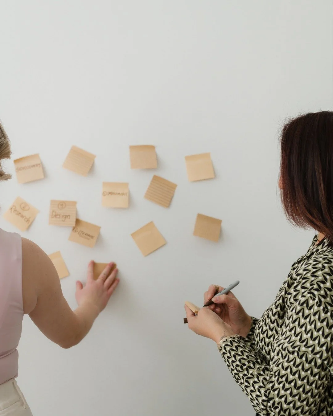 Our approach is simple. We don't work on brands, we build them. 

Our process is intentionally designed to honour your story first, then shape it through thoughtful strategy, design, and ongoing guidance. Collaboration is at the heart of everything w