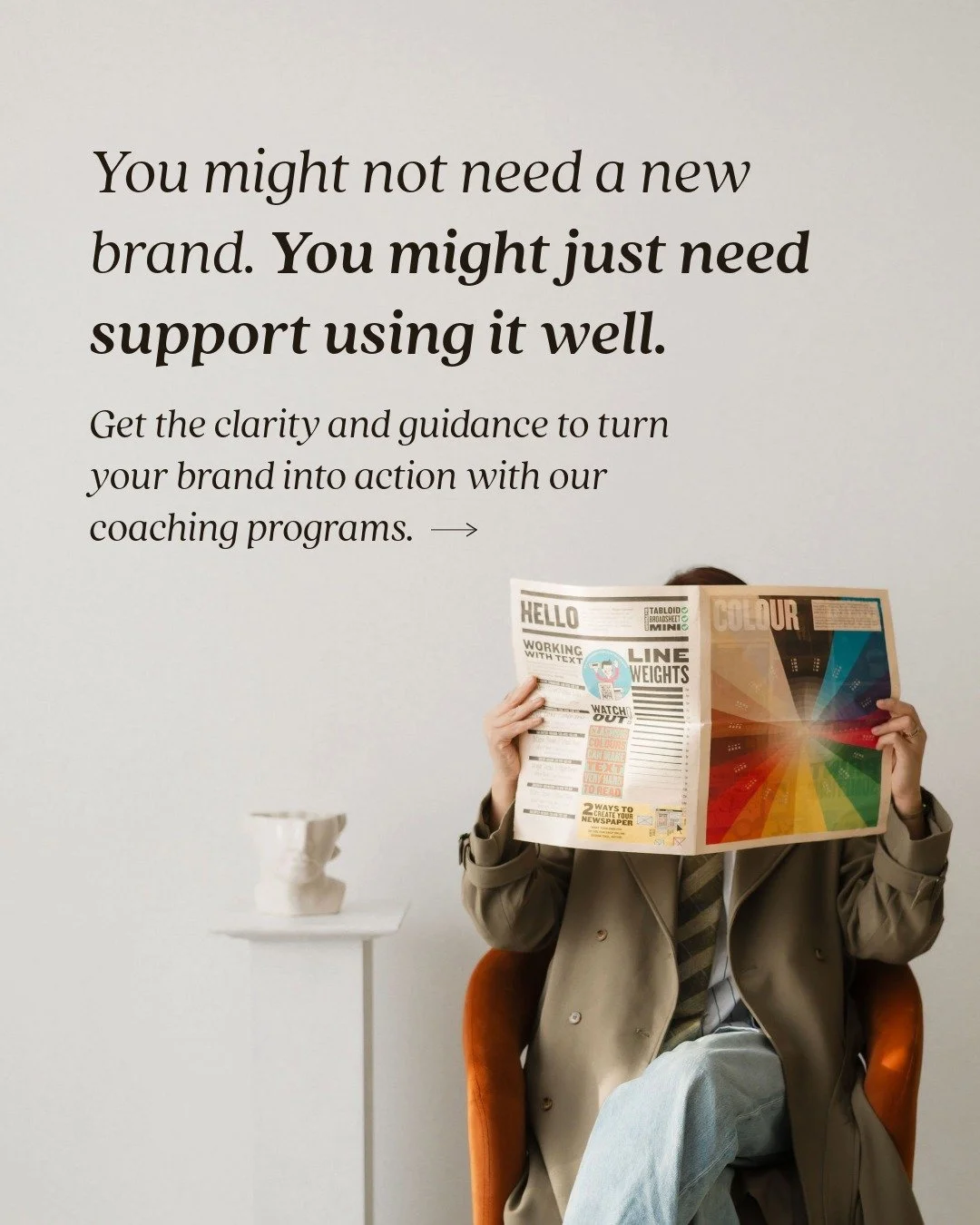 Sometimes the issue is not your brand. It's the gap between having it&hellip; and fully using it.

A lot of business owners already have strong visuals, thoughtful ideas, and meaningful work. But they still feel unsure how to bring it all together in