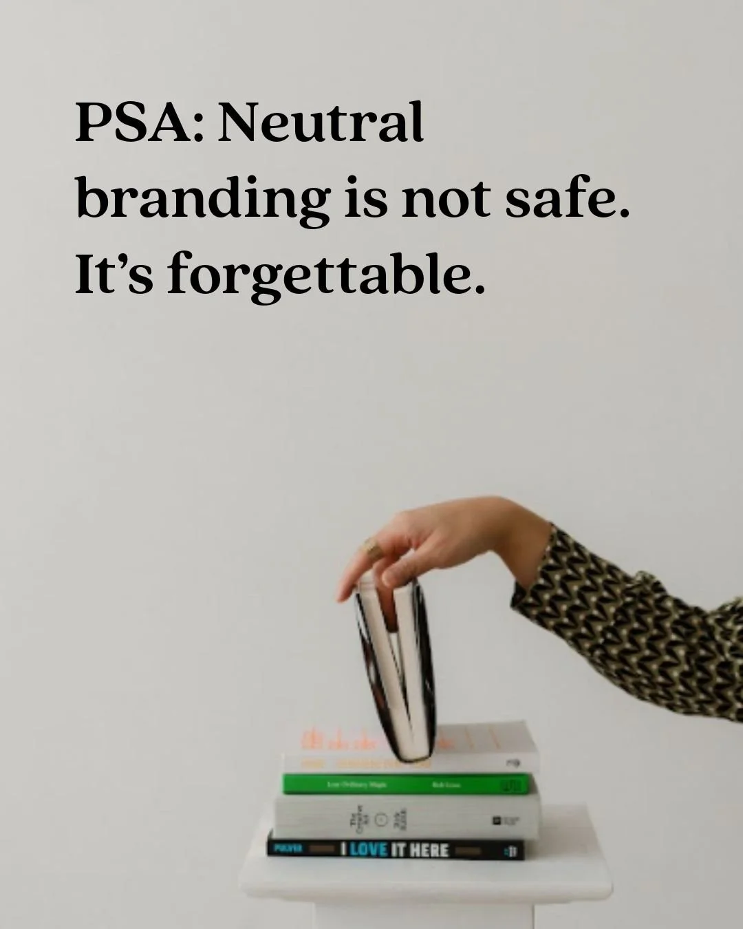 A lot of brands are so careful not to alienate anyone that they stop standing for anything memorable at all. But the point of branding is not to be universally agreeable. It&rsquo;s to create recognition, resonance, and trust with the right people, y