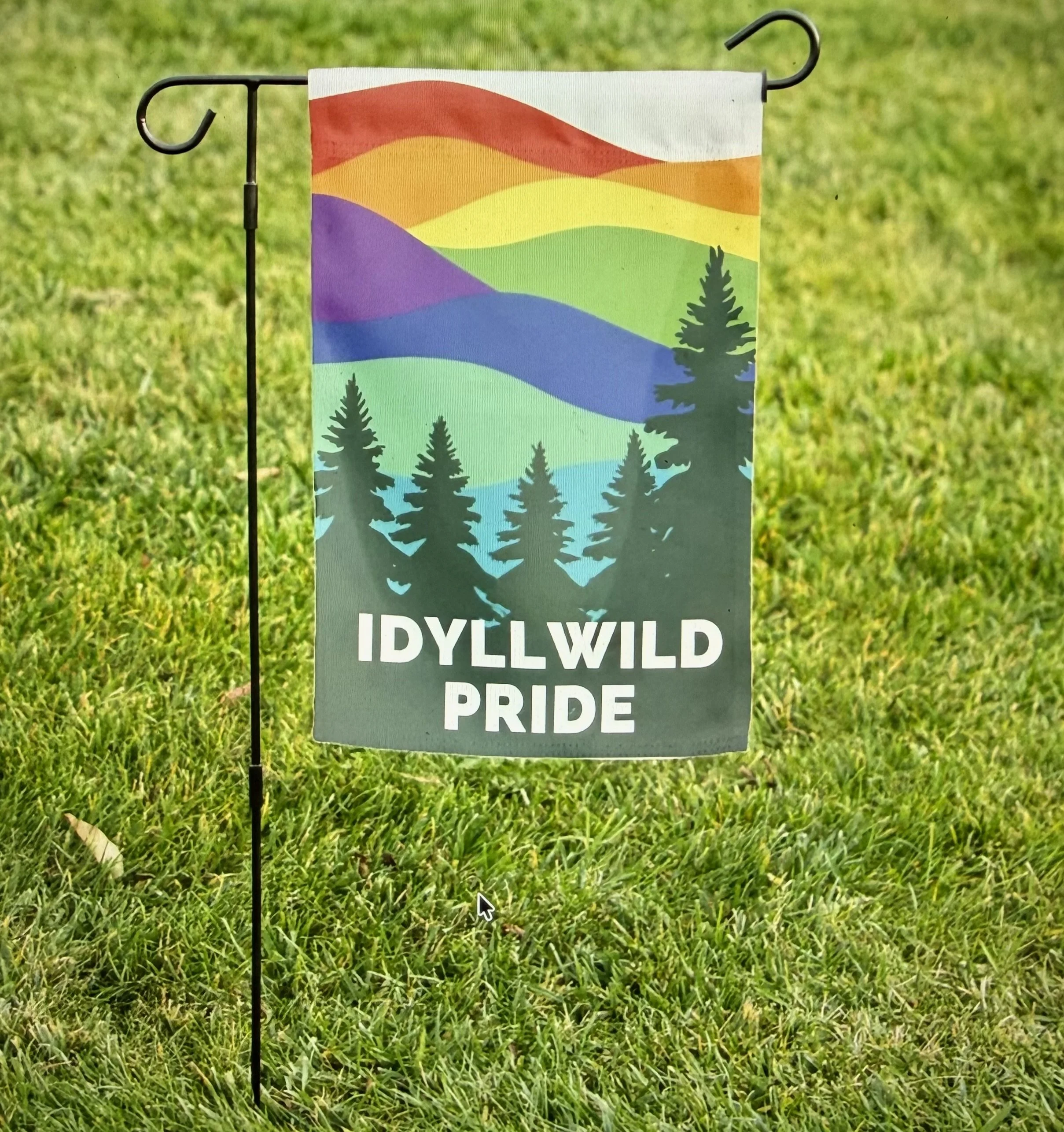 Idyllwild Pride Garden Flag