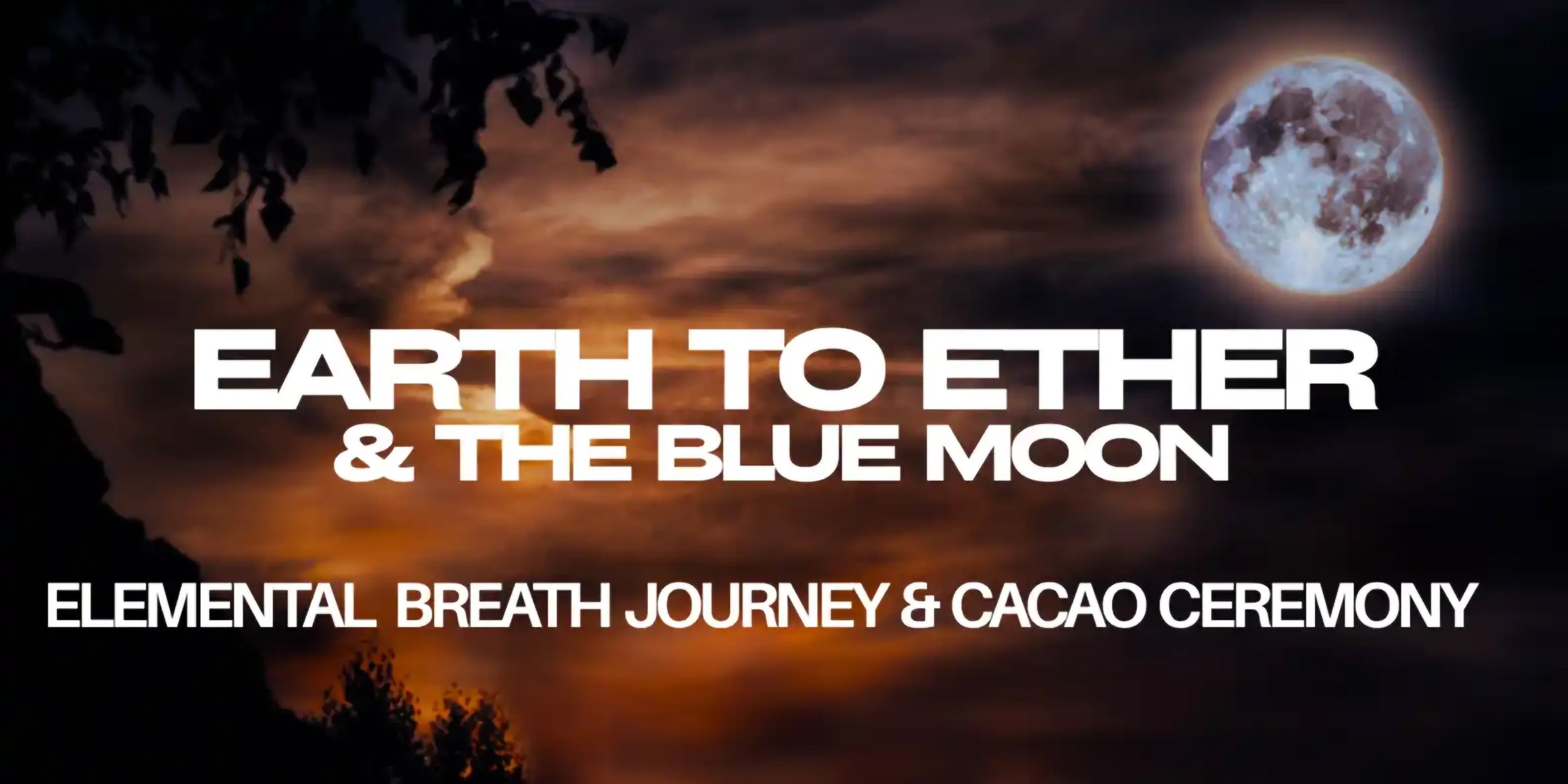 Guided breathwork cacao and blue moon ceremony with Krissy Ferrari at Heartwood Farm, Byron Bay Hinterland on Sunday 31 May 2026