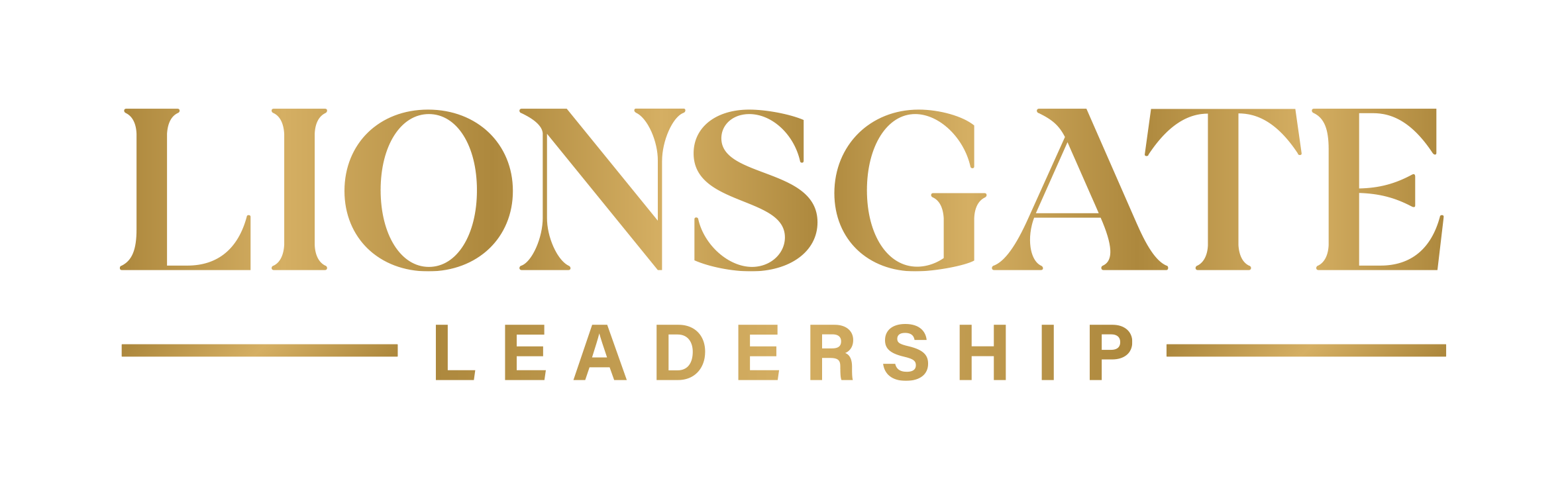 Lionsgate Leadership logo in gold representing luxury corporate leadership retreats in Byron Bay Hinterland