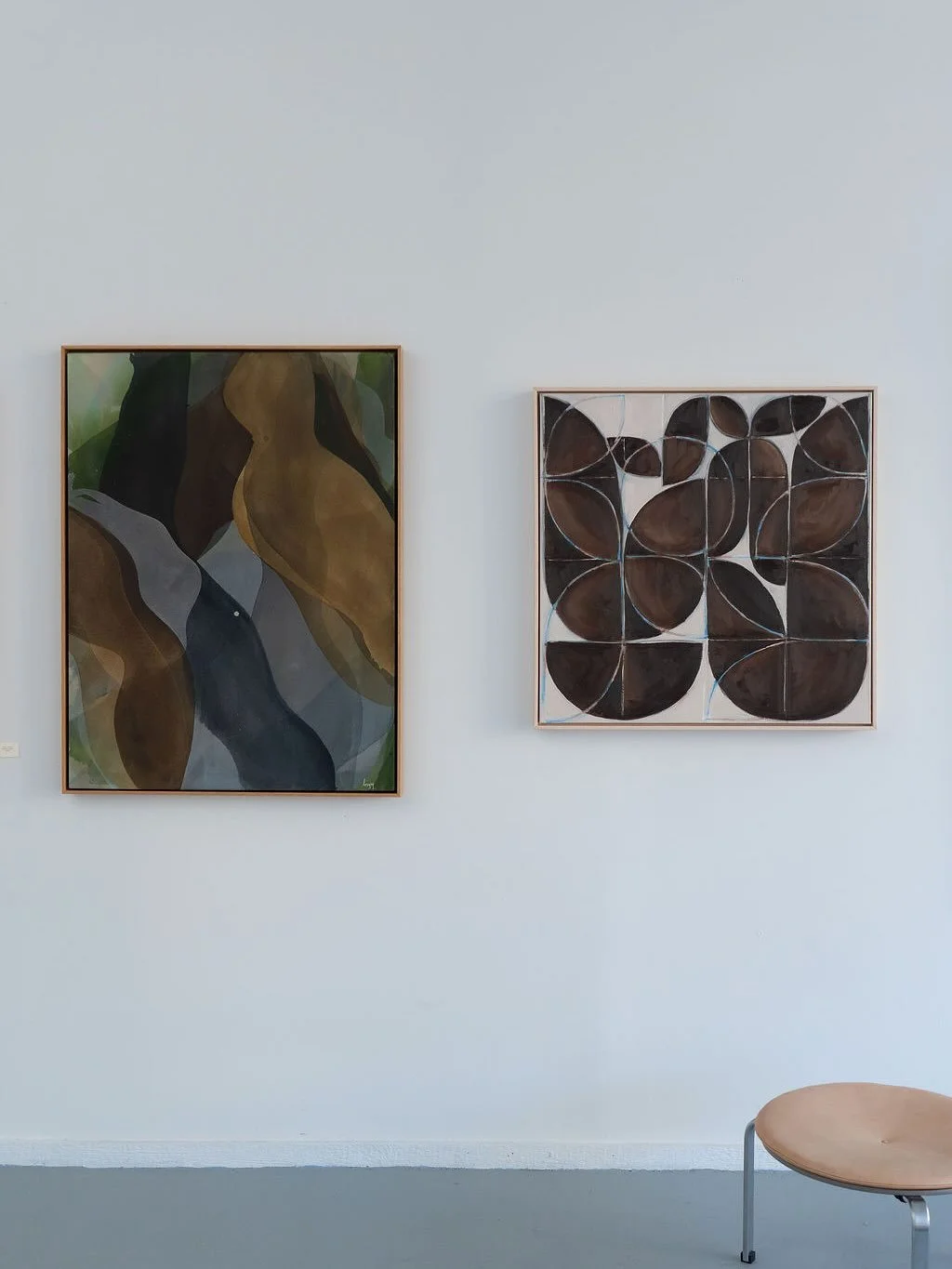 She Always Loved Blue, 40x30, acrylic on canvas, @jaimelovejoyart 

Fallow, 30x30, oil on canvas, @hannahfrancofineart 

It is the final weekend of the pop-up gallery. Stop in to see this collection of seven, local, female artists before it&rsquo;s g