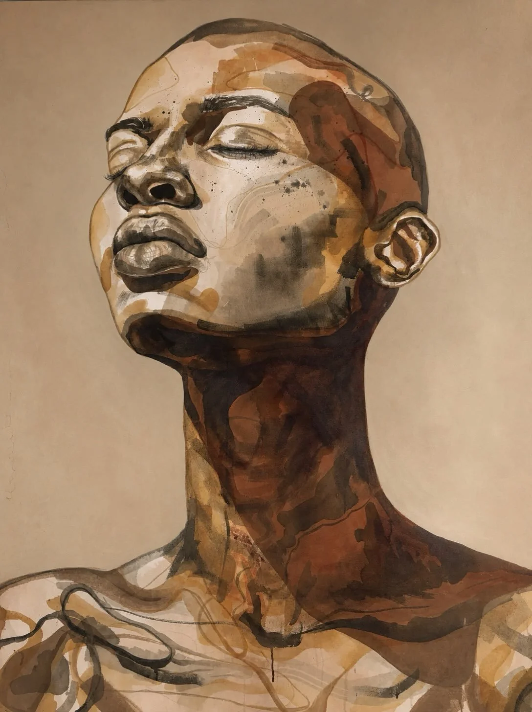 Taylor Smalls&rsquo; work studies the kaleidoscopic depth of Black and Brown skin through the layering of highly pigmented color. 

She shines a spotlight on her subjects that pulls the viewer in unveiling more than just a portrait.

See her new coll