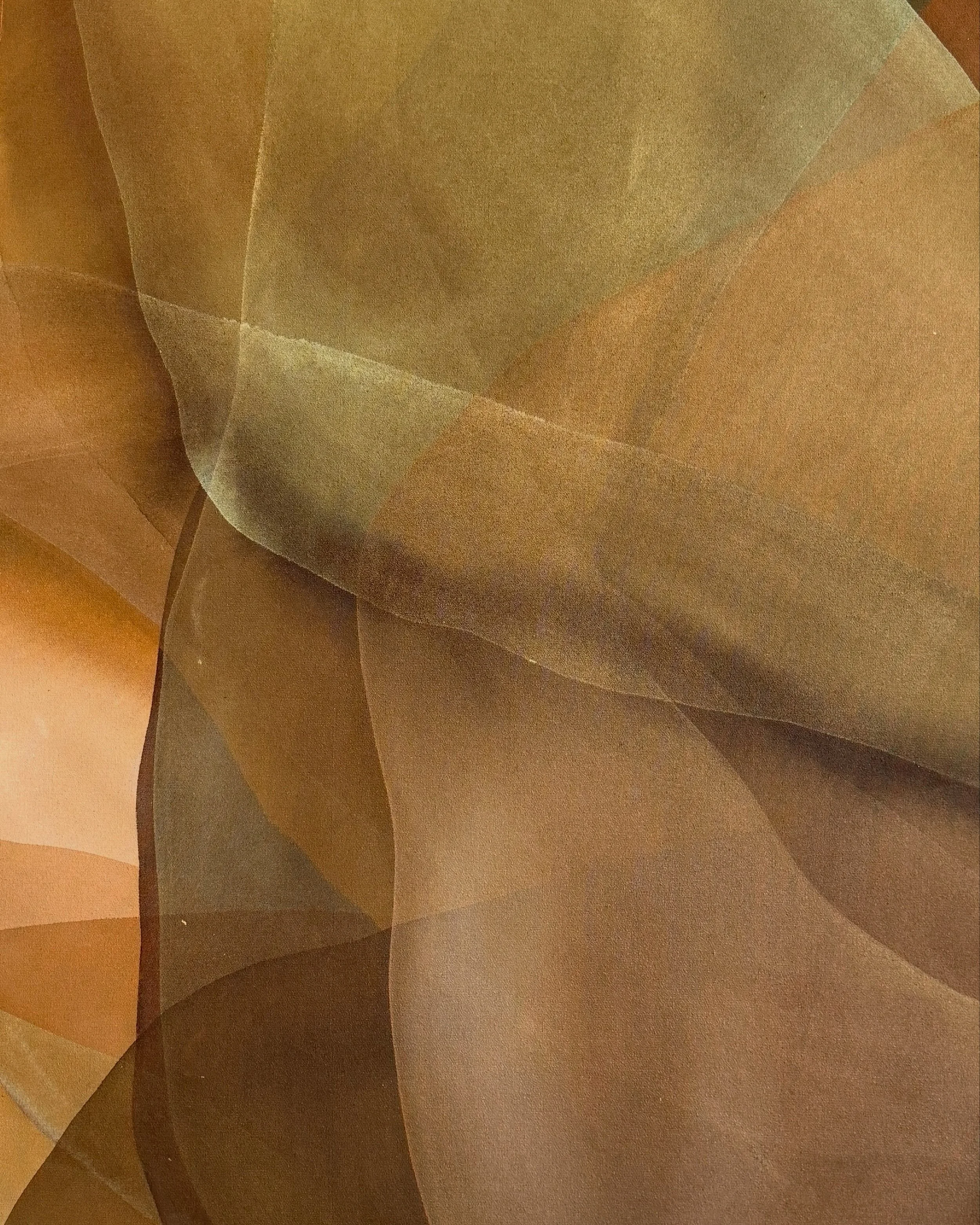 Abstract artist @jaimelovejoyart pulls on the intersection of environment and emotion in her earth tone, layered pieces.

See her latest collection &ldquo;changing shapes&rdquo; at the OXIDE show opening Friday, October 16th. Meet Jaime and hear firs