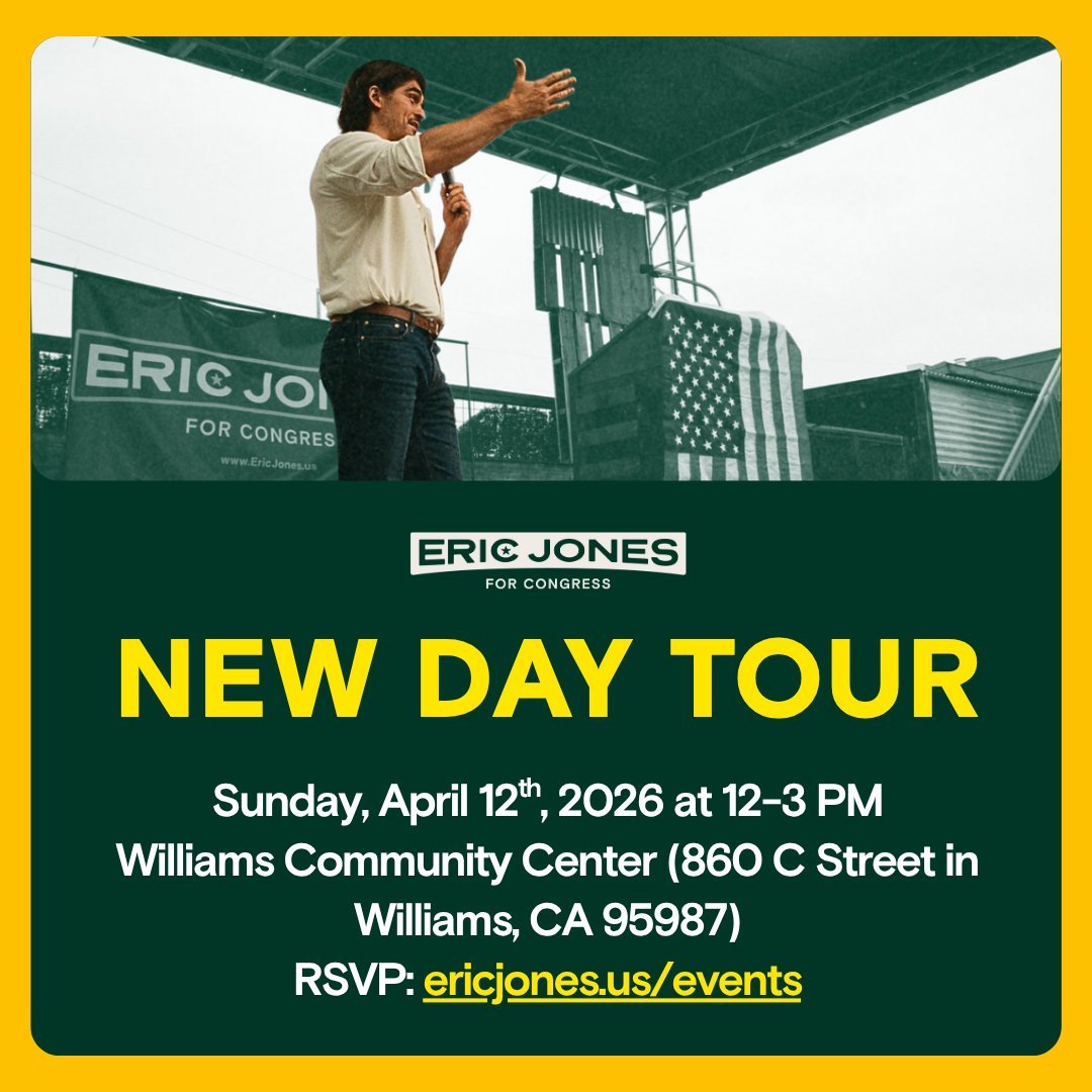 Are you ready for new leadership? Join me at one of my town halls this week and bring your questions. Comment &ldquo;TOUR&rdquo; for the link to RSVP to any of our New Day Tour town halls this month and next.