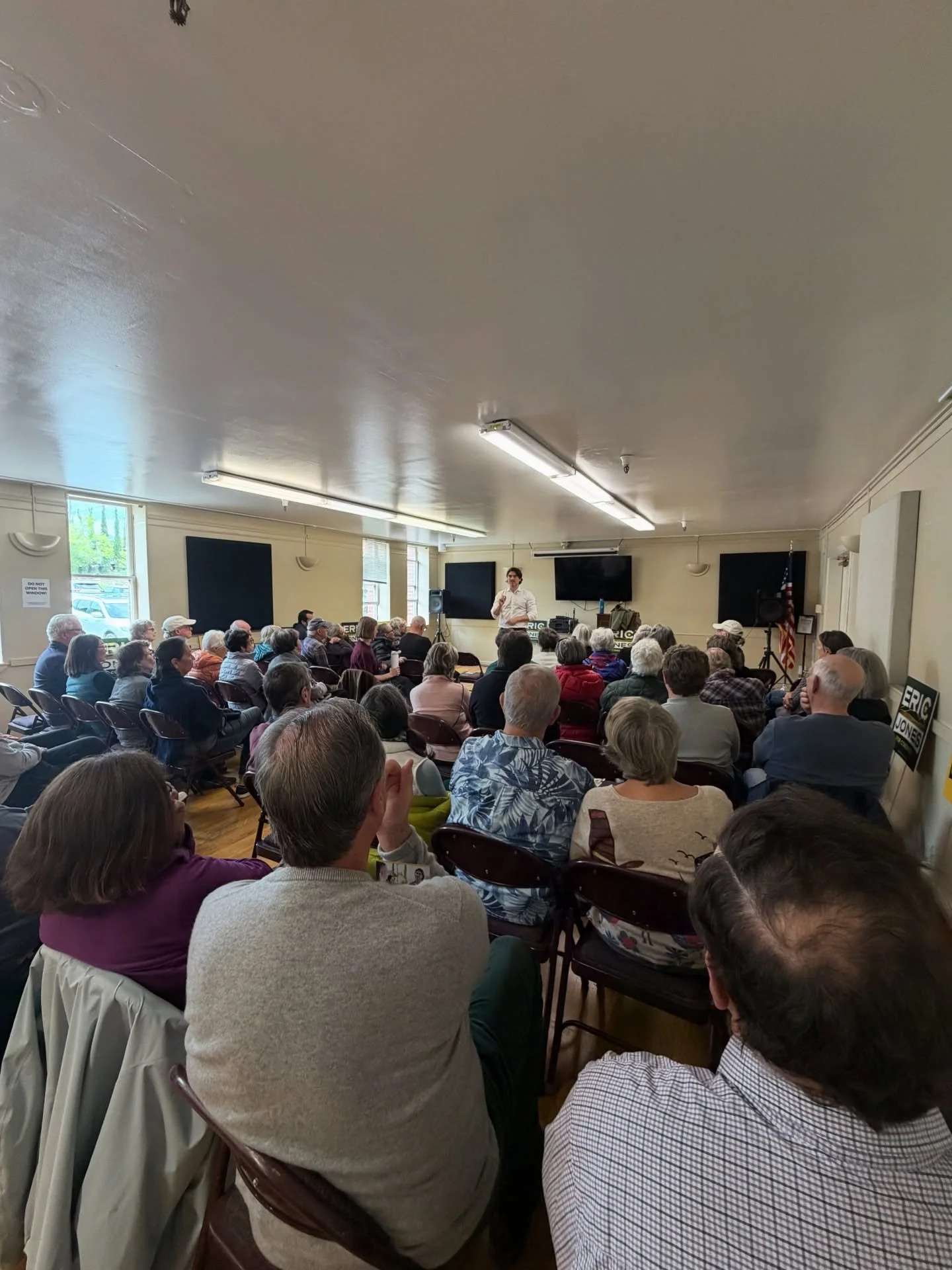 Yet another two amazing town hall yesterday in Sonoma and Calistoga. The room was full &mdash; with people and energy. Our movement is growing because our community wants new leadership that shows up, listens, and fights for them &mdash; not corporat