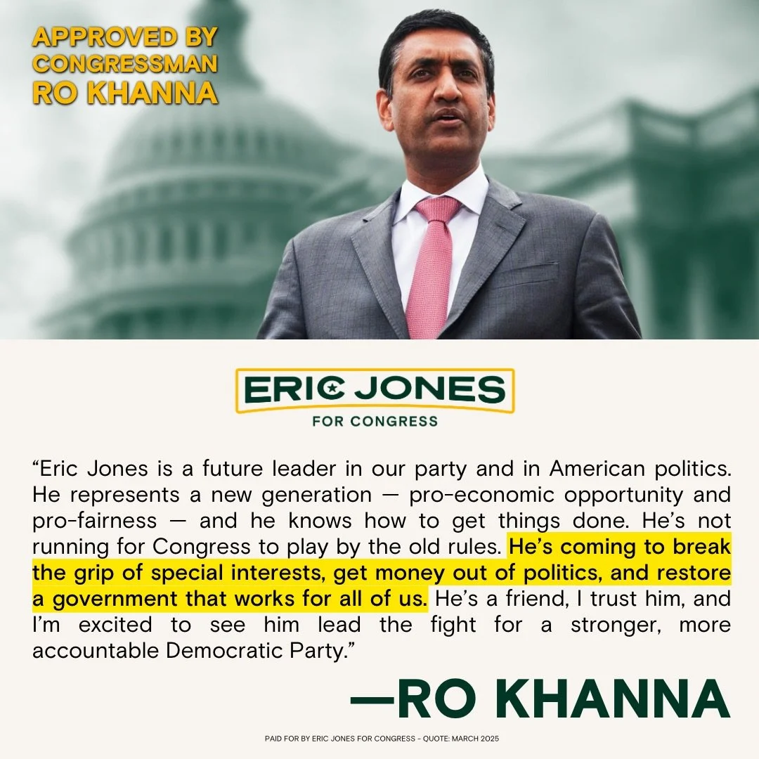 Thank you, Ro. And thank you for your leadership &amp; mentorship.

We&rsquo;re part of a national movement to break the grip of special interests and restore a government and economy that works for all of us. Let&rsquo;s get money out of politics