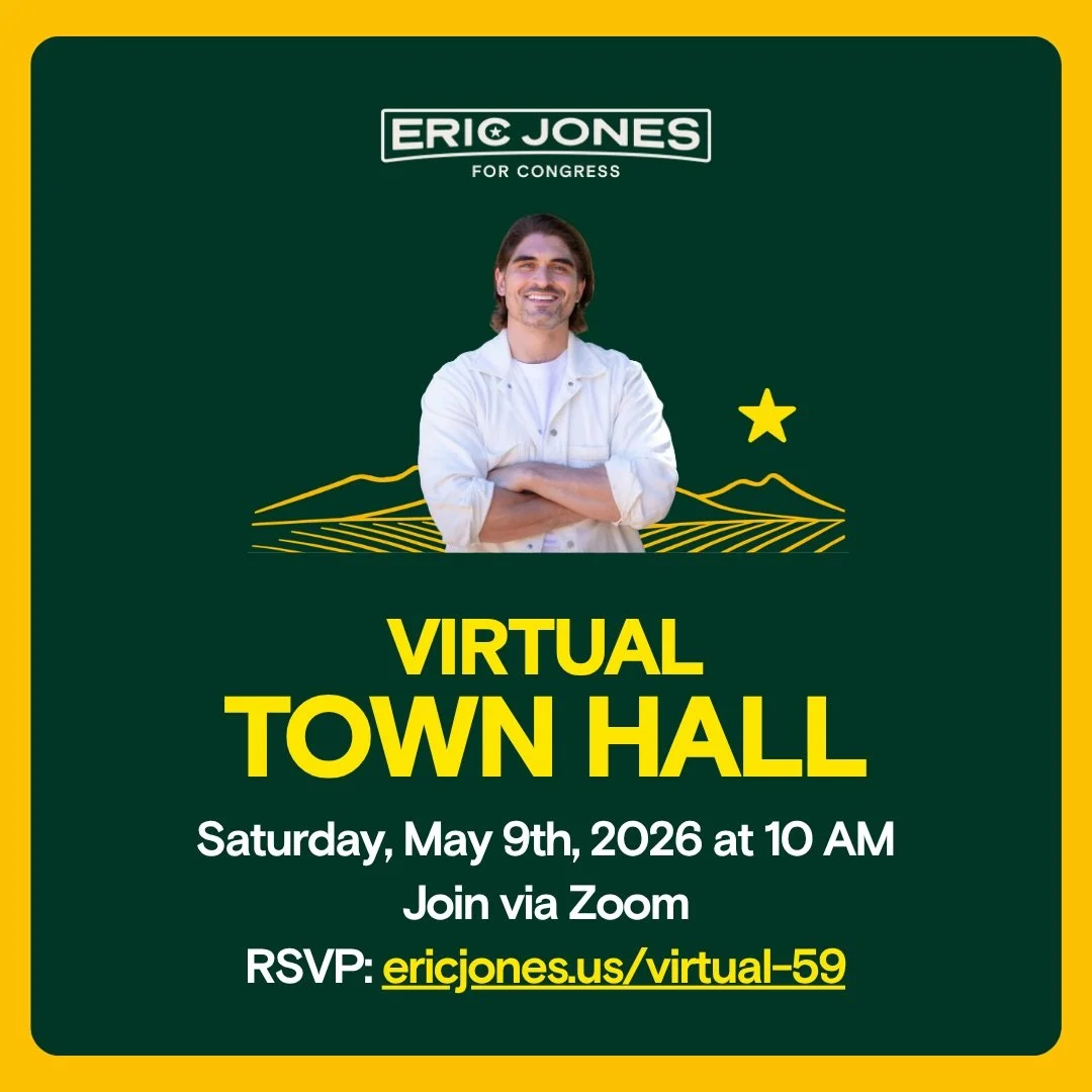 I&rsquo;m running for Congress to fight for working people &mdash; not corporations. Let&rsquo;s talk about the future of CA-04. Join me virtually on May 9th. Comment VIRTUAL 59 for the link to RSVP.