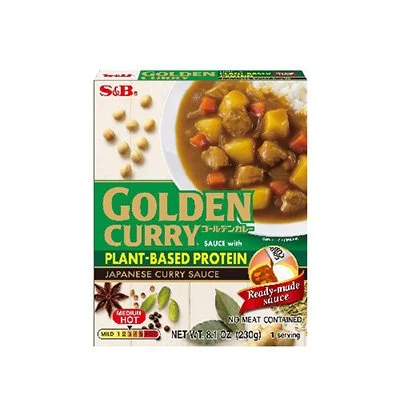 S&B PLANT BASED CURRY, MEDIUM HOT