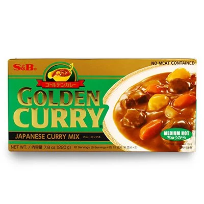 S&B MED-HOT GOLDEN CURRY