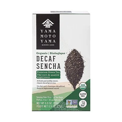 YAMAMOTOYAMA ORGANIC SENCHA DECAF TEA BAGS