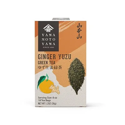 YAMAMOTOYAMA GINGER YUZU GREEN TEA BAG