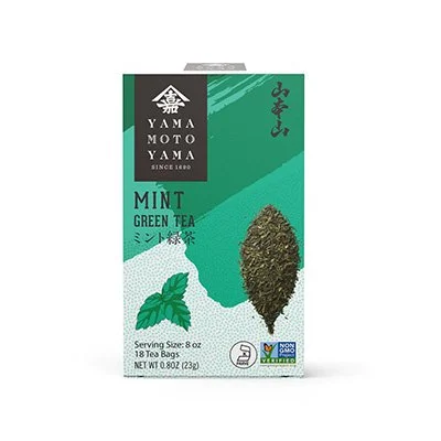 YAMAMOTOYAMA MINT GREEN TEA BAGS