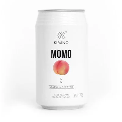 KIMINO SPARKLING MOMO WATER SUGAR FREE