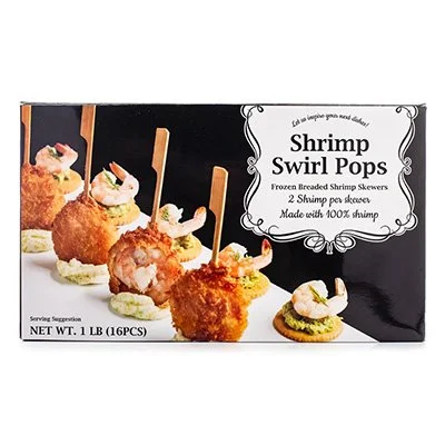 SHRIMP SWIRL POP SKEWER