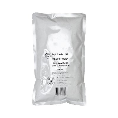 FUJI FOODS CHICKEN BROTH W/FAT
