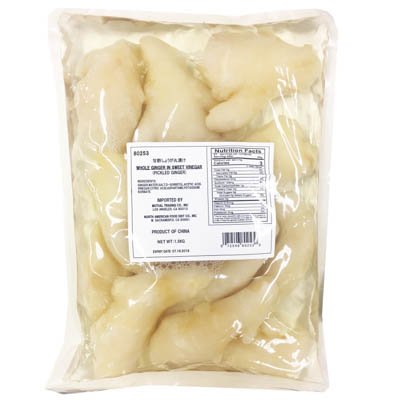 WHOLE GINGER IN SWEET VINEGAR