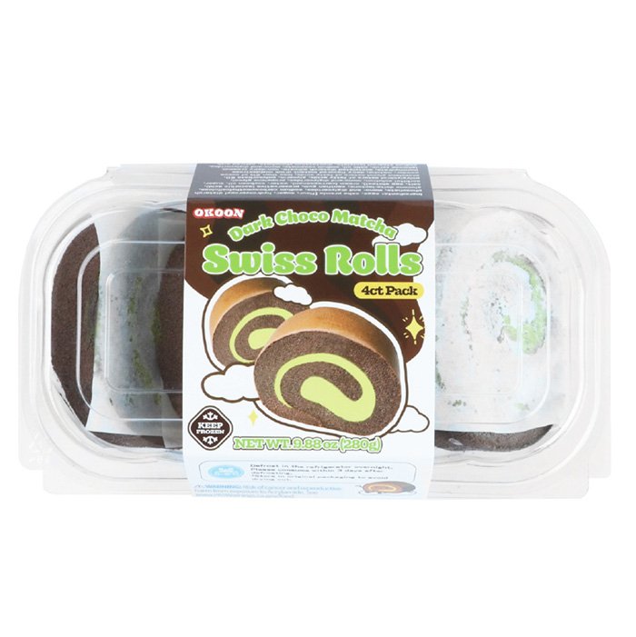 OKOON ​CHOC ​MATCHA ​SWISS ​ROLL