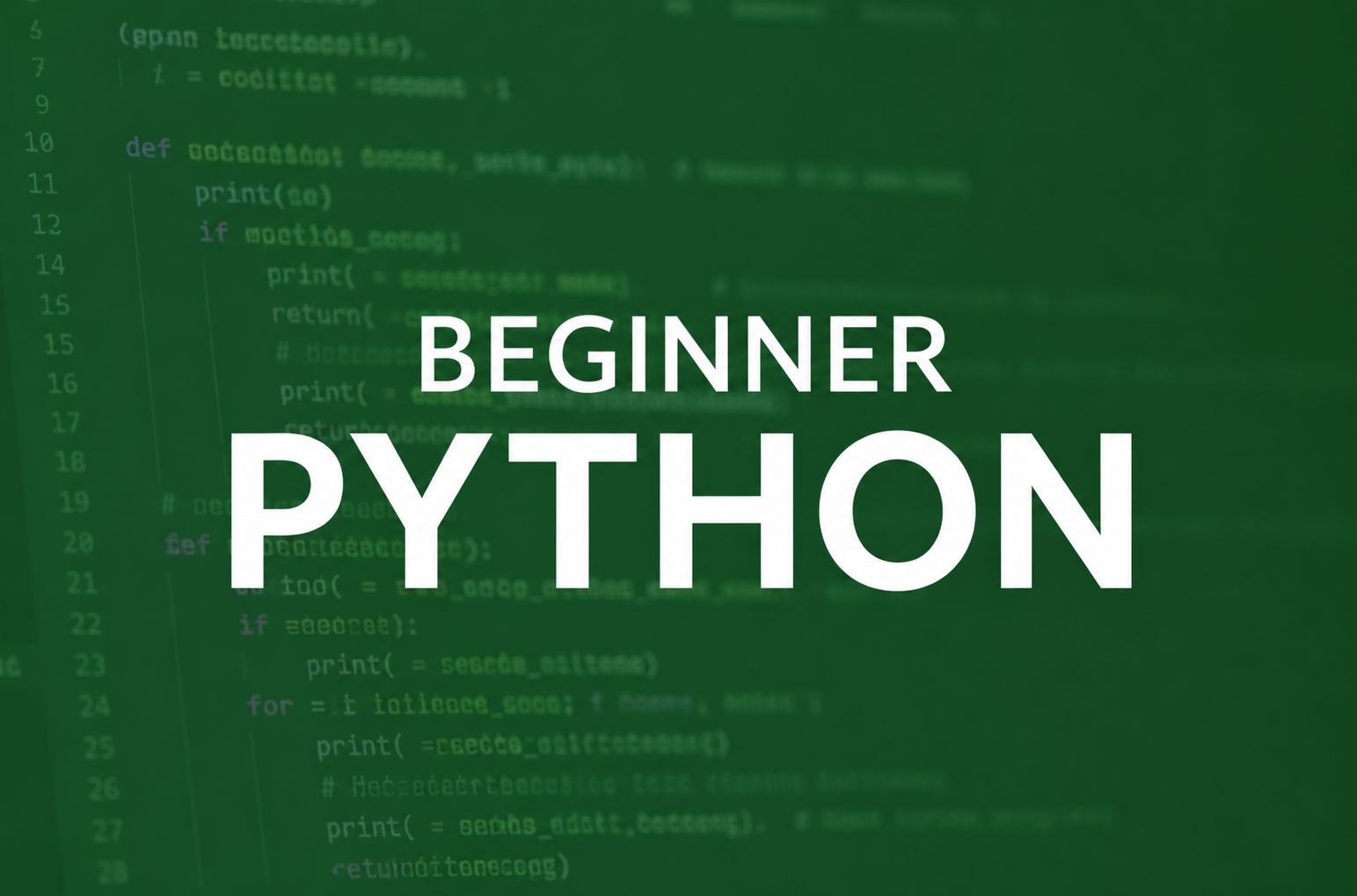 Beginner Python