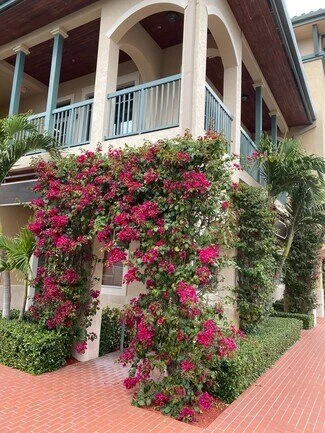 Professional therapy office at 4880 Donald Ross Road Palm Beach Gardens with tropical landscaping