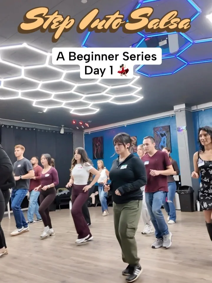 And we&rsquo;re off 🔥🌴

Missed the first class? No problem! Join us next Wednesday for our Step Into Salsa: A Beginner Series. 💃🏻🕺🏻

Registration for the series closes after next week. Sign up using the link in bio! 🔗