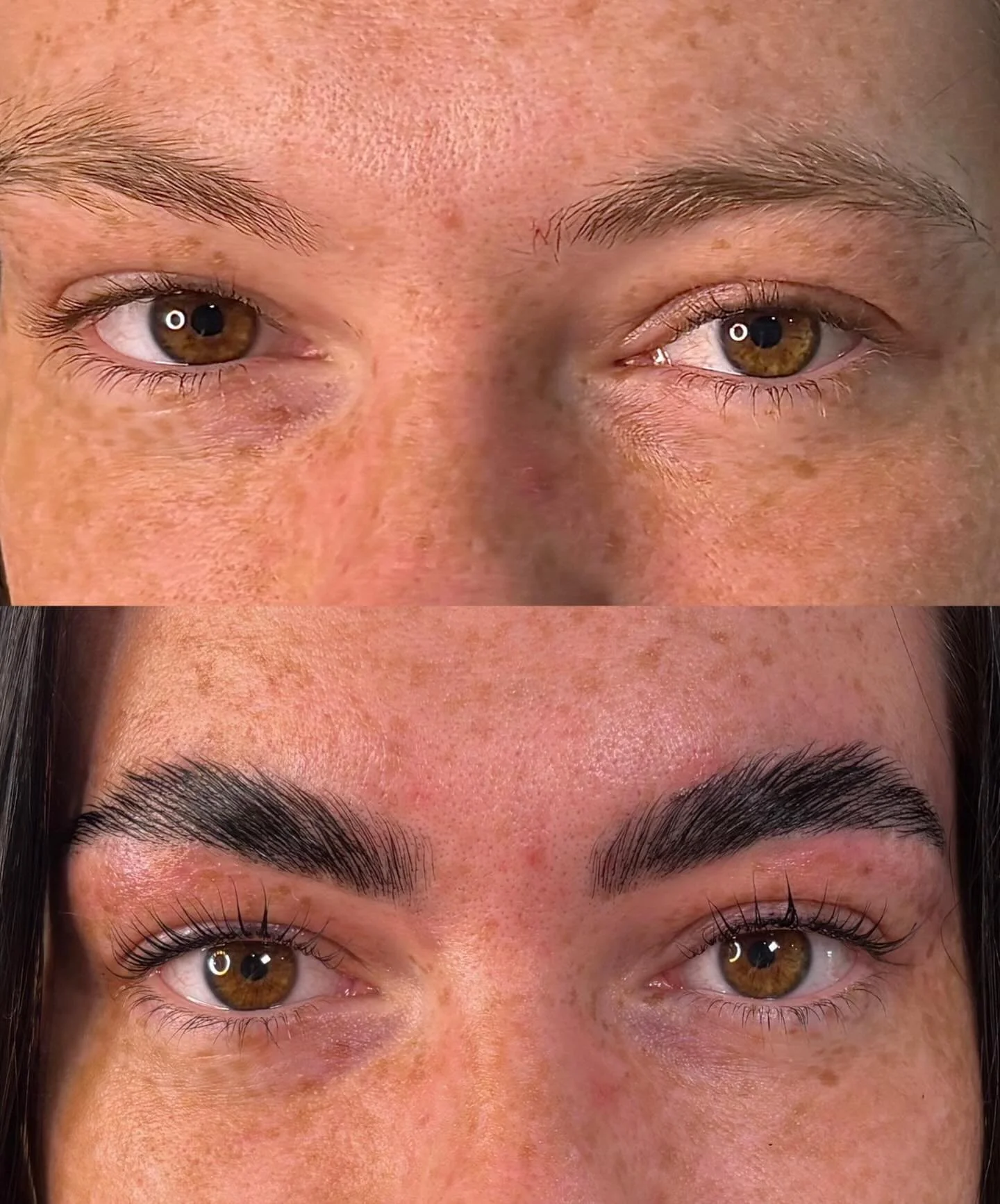 ✨ Brow Lamination &amp; Lash Lift: Before &amp; After Glow-Up ✨

#browlamination #babesofbb #lashlift