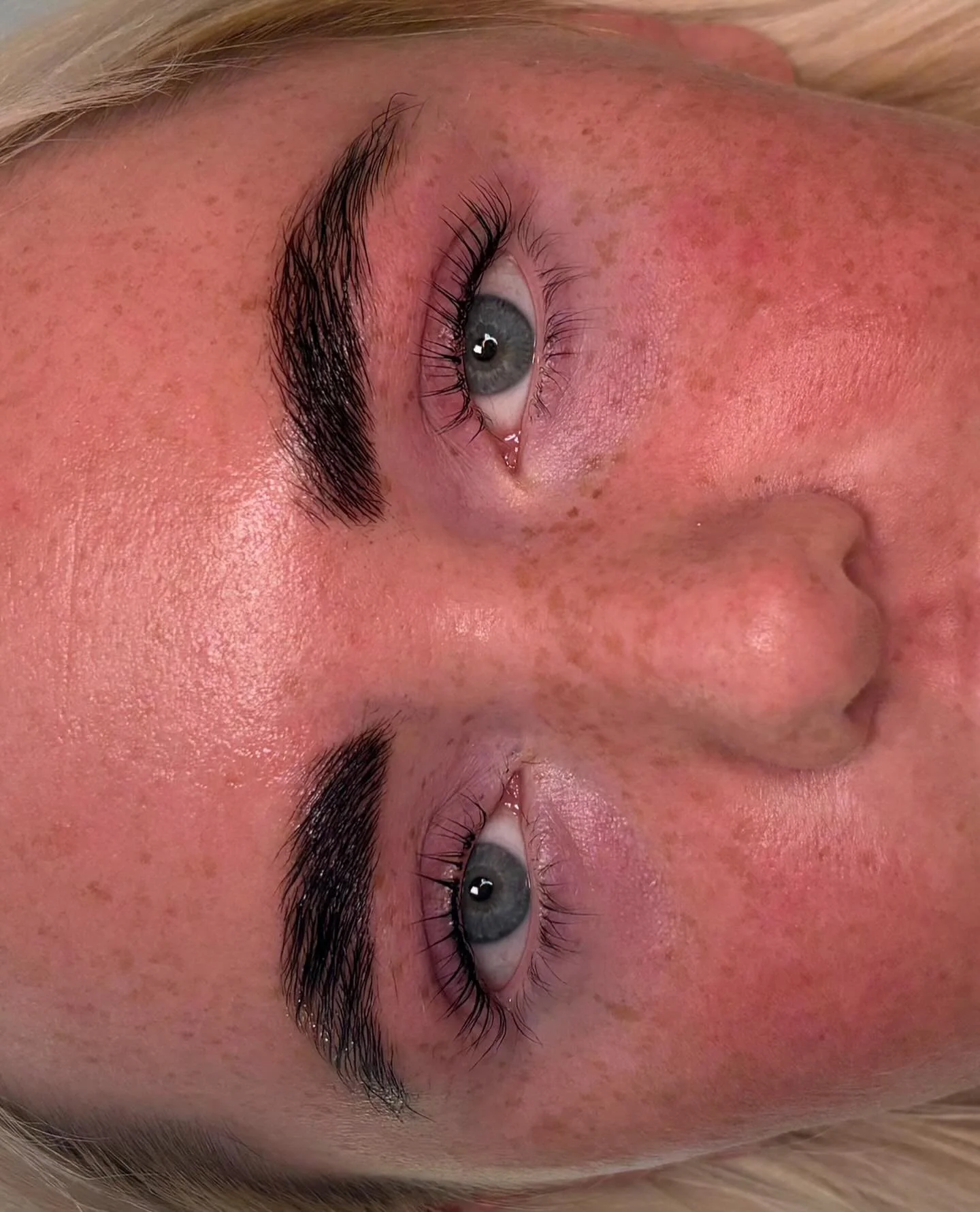 Another one of Lauren&rsquo;s gorg Korean lash lift and tint 😍😍