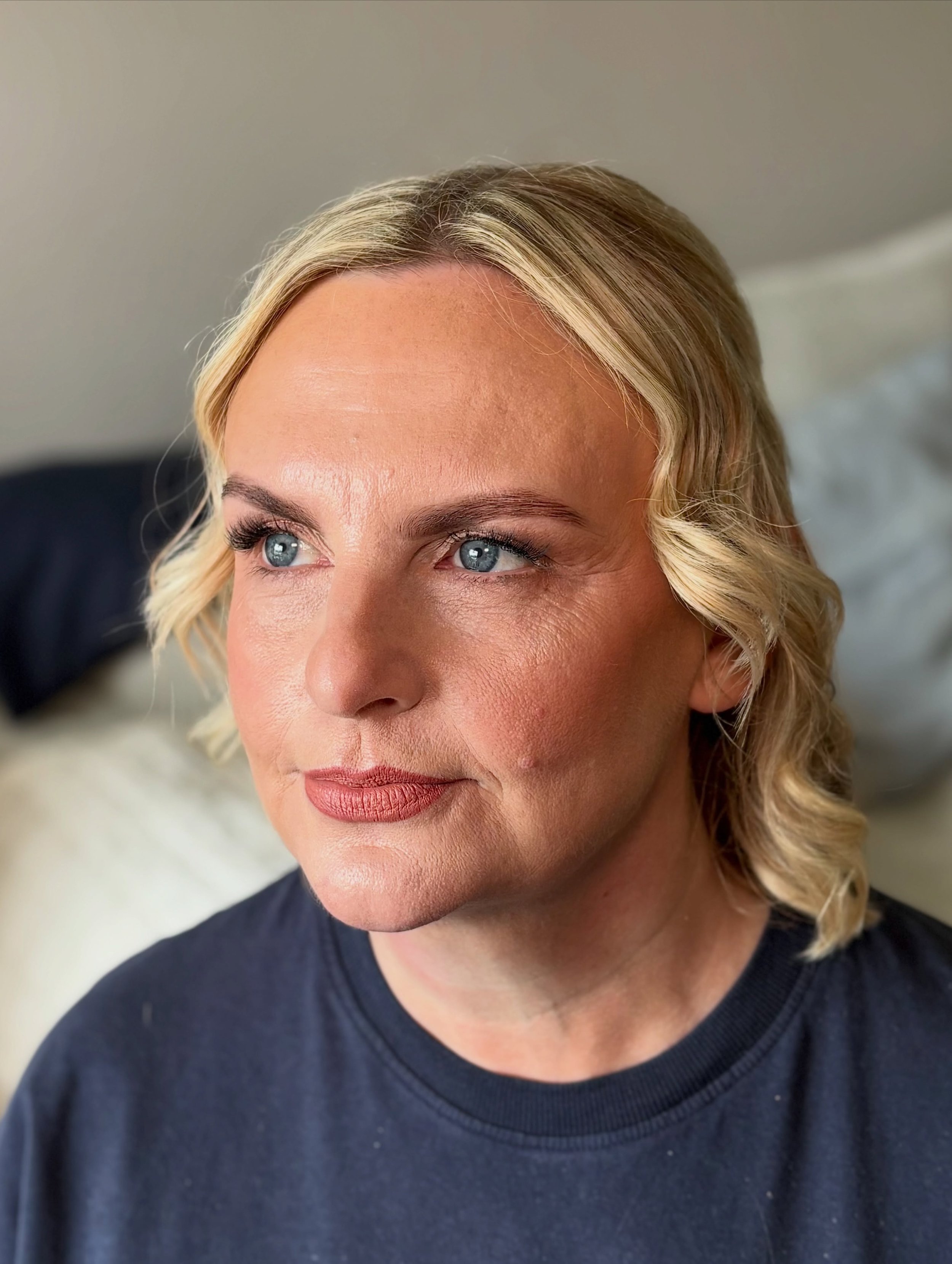 Gorgeous rose gold soft glam for Katrina 💕 the perfect wedding guest glam. 

#weddingmakeup #softglam #rosegoldeyeshadow #weddingguestmakeup #scottishmakeupartist